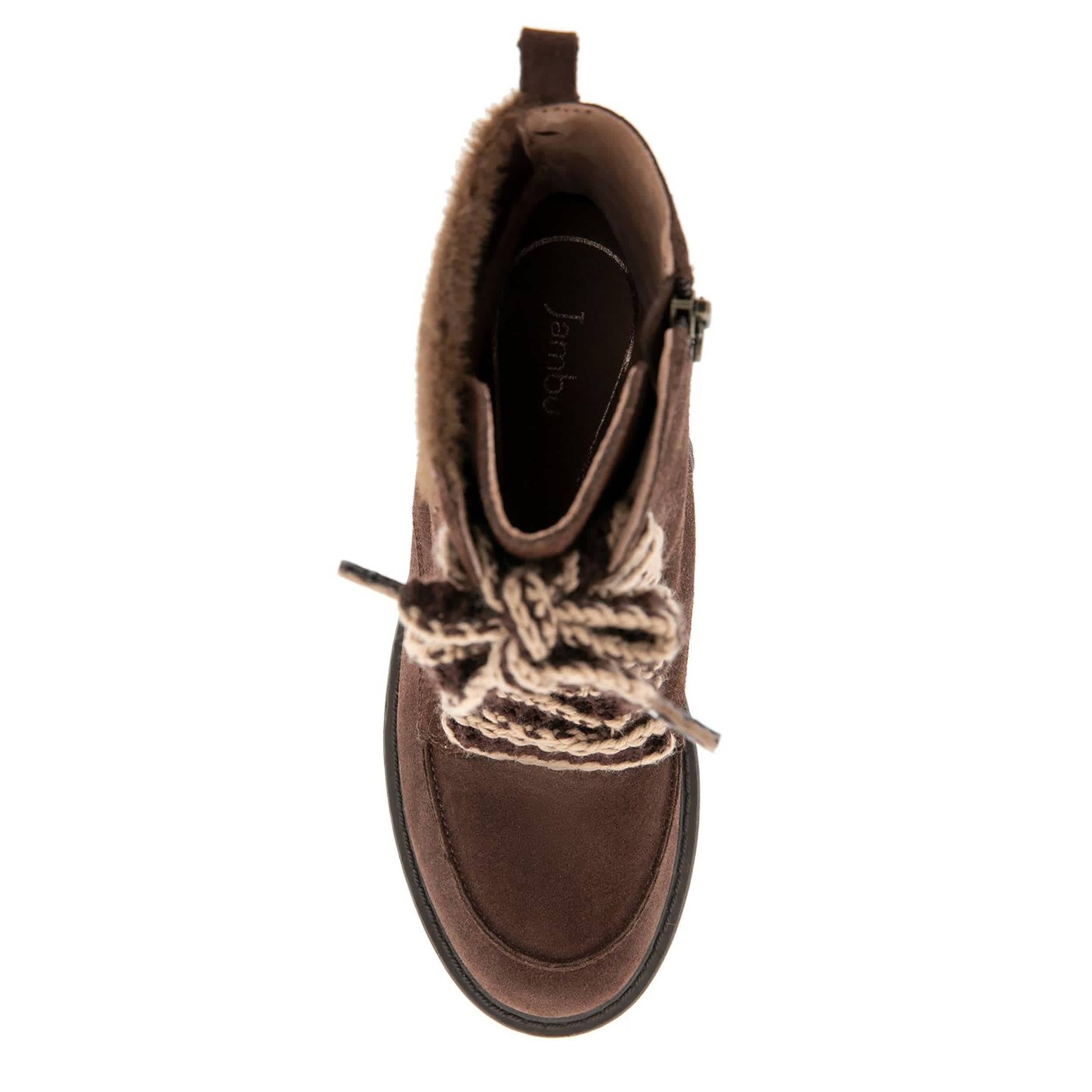 JAMBU-WOMENS IRIS WATER RESISTANT BOOT-CHOCOLATE & 