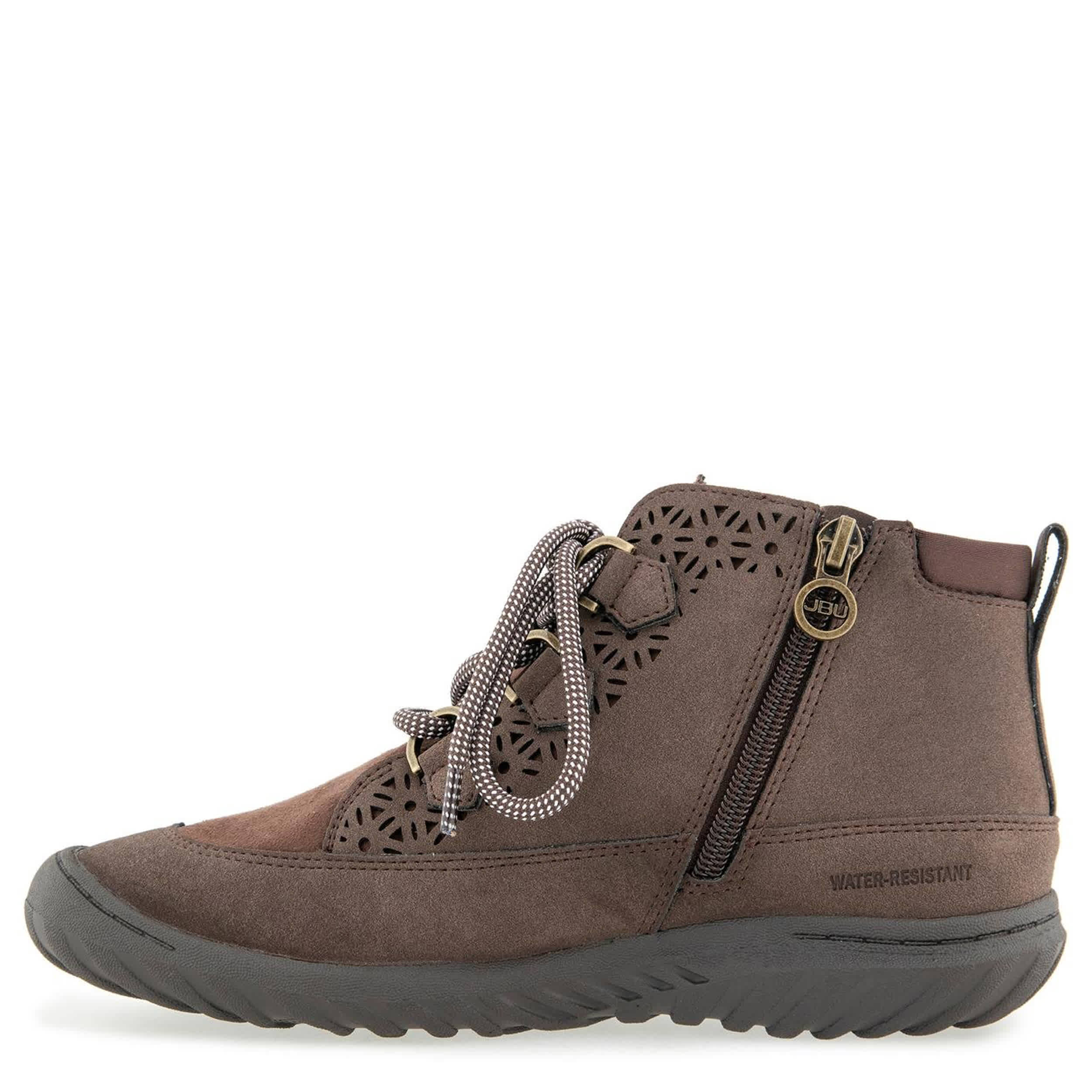 JBU-WOMENS ROXANNE WATER RESISTANT BOOT-DARK BROWN & 