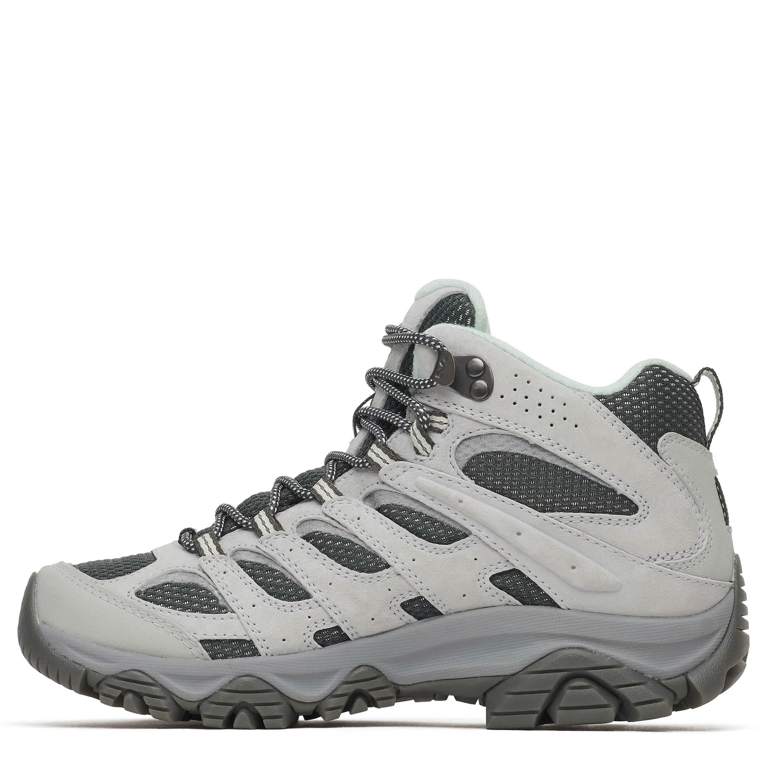 MERRELL-WOMENS MOAB 3 MID WP HIKING BOOT-PLATINUM & 