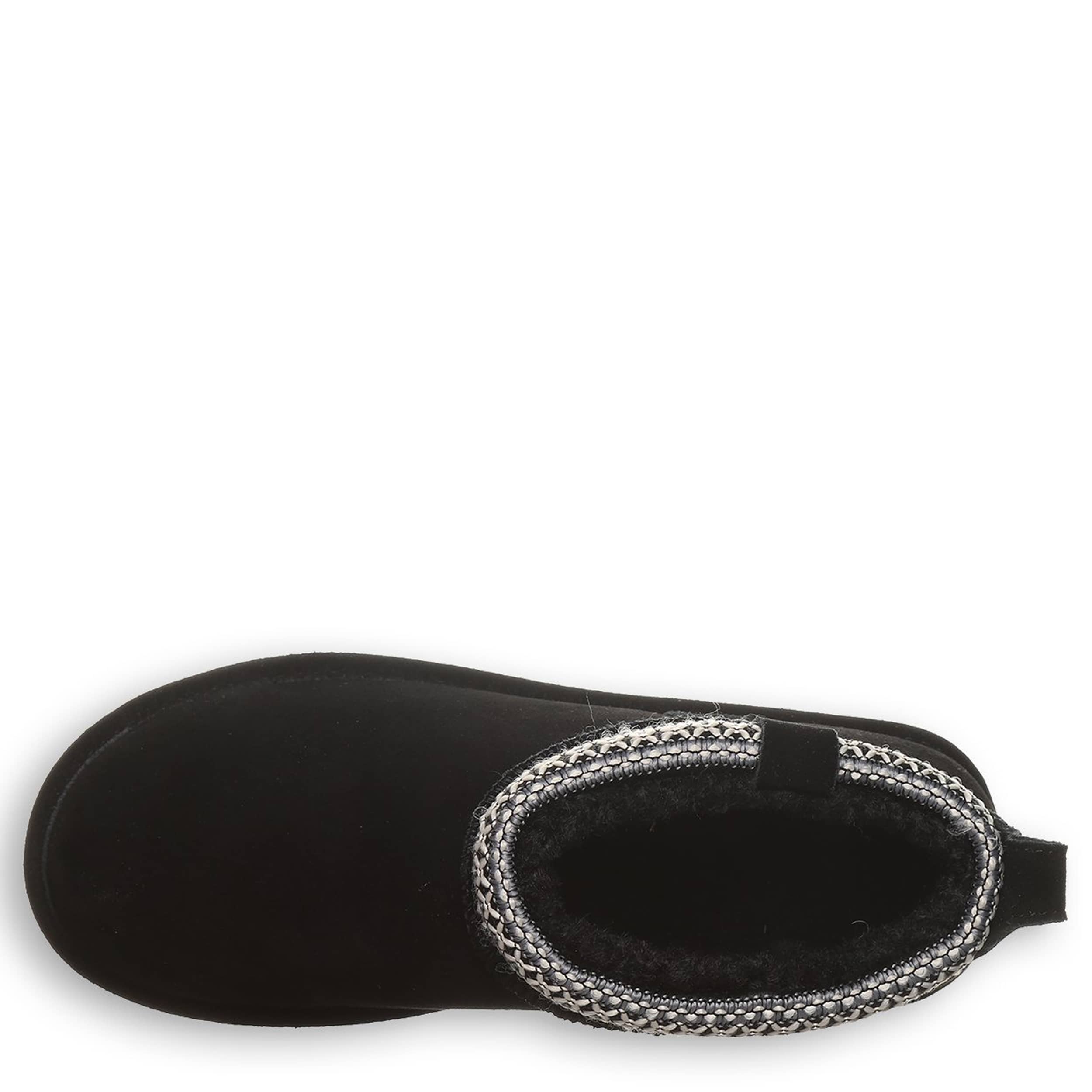 BEARPAW-WOMENS LANGLY FUR BOOT-BLACK & 