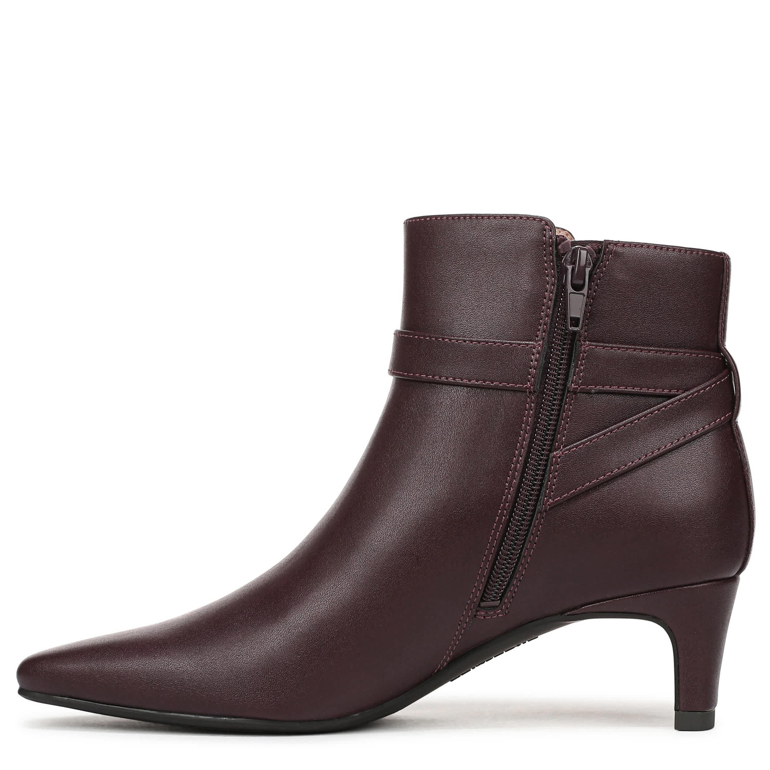 LIFESTRIDE-WOMENS FAWN DRESS BOOT-BURGUNDY & 
