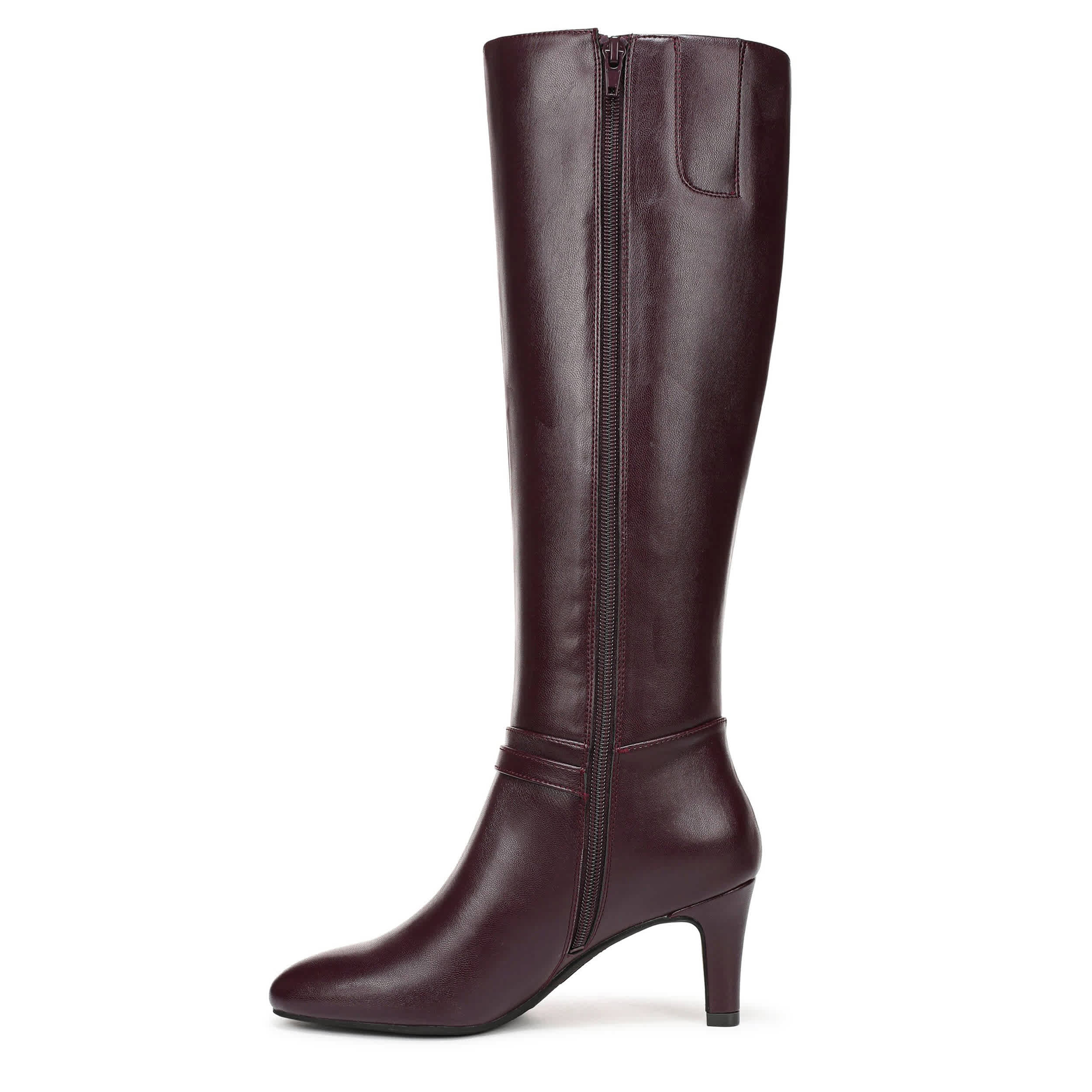 LIFESTRIDE-WOMENS GLENORE DRESS BOOT-CHOCOLATE & 