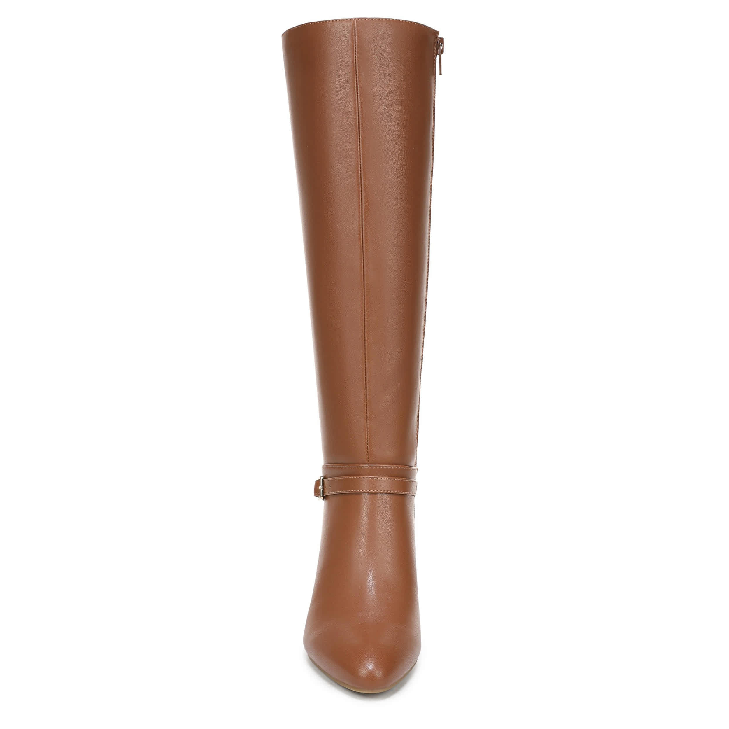 LIFESTRIDE-WOMENS GLENORE DRESS BOOT WIDE SHAFT-COGNAC & 