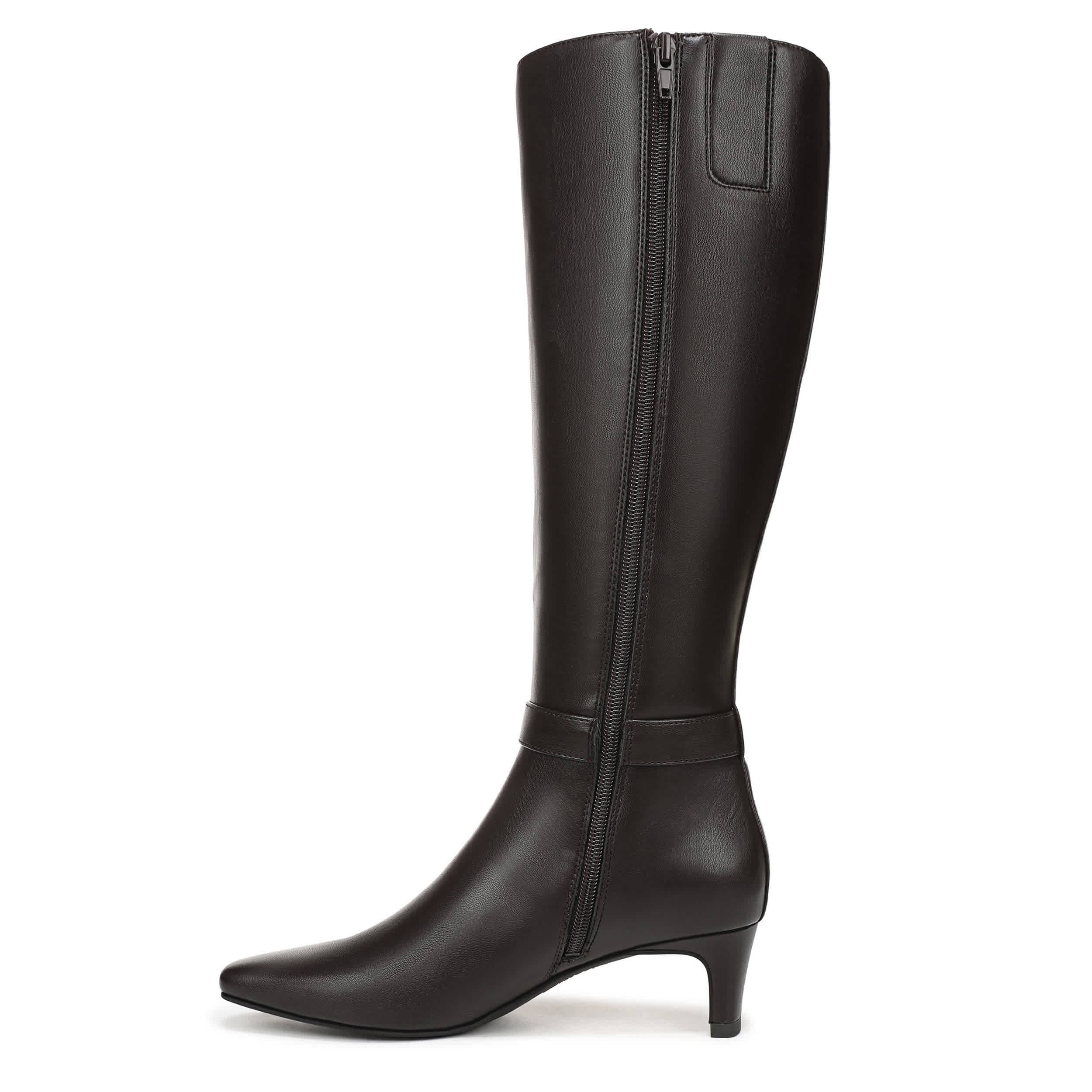 LIFESTRIDE-WOMENS FARIS TALL DRESS BOOT-CHOCOLATE & 