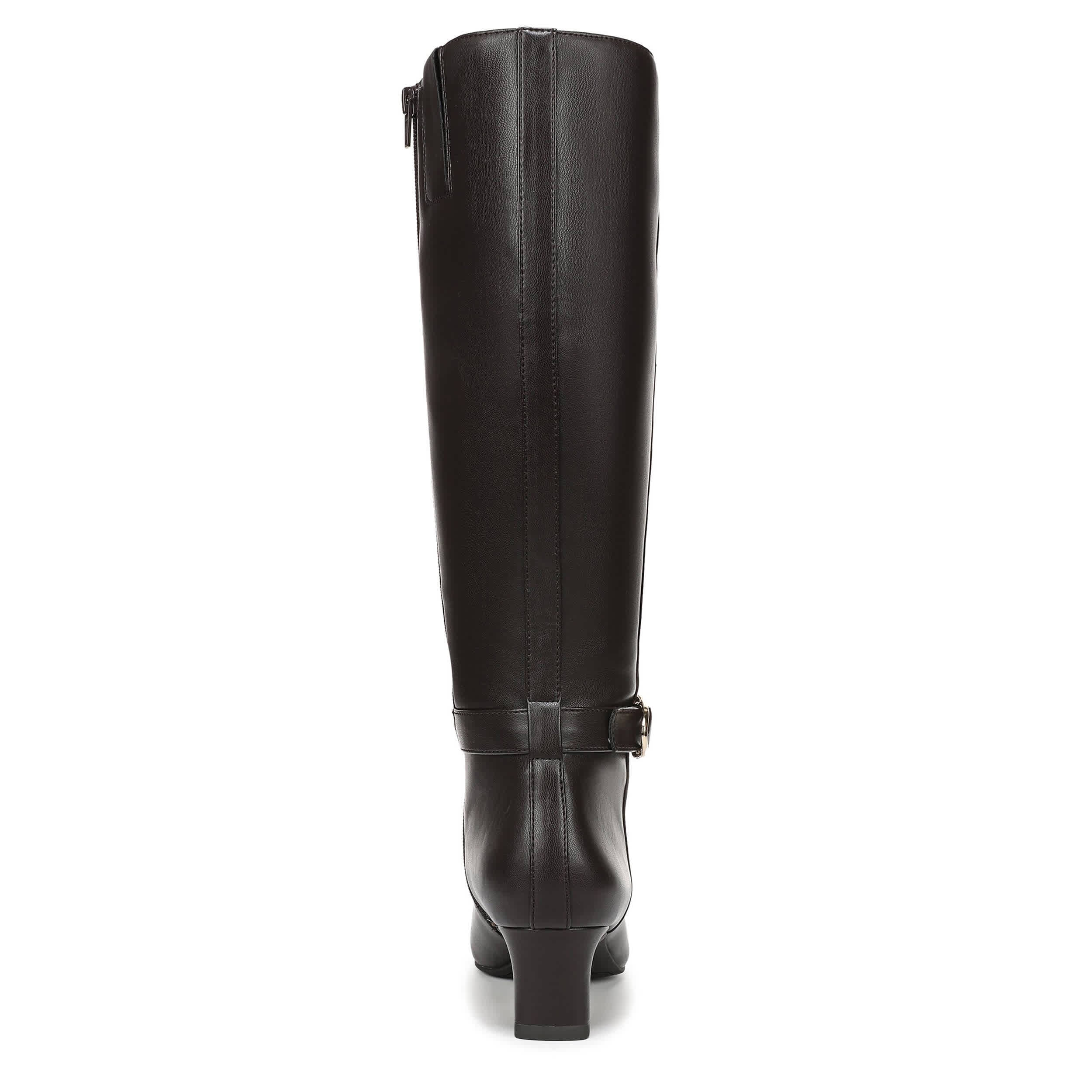 LIFESTRIDE-WOMENS FARIS TALL DRESS BOOT-CHOCOLATE & 