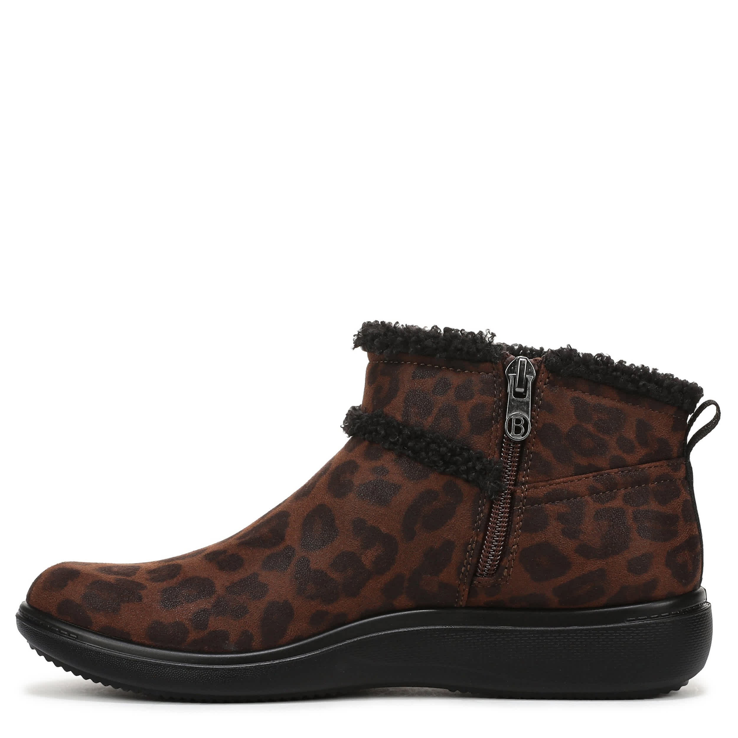 LIFESTRIDE-WOMENS BIRCH BOOT-DARK BROWN & LEOPARD