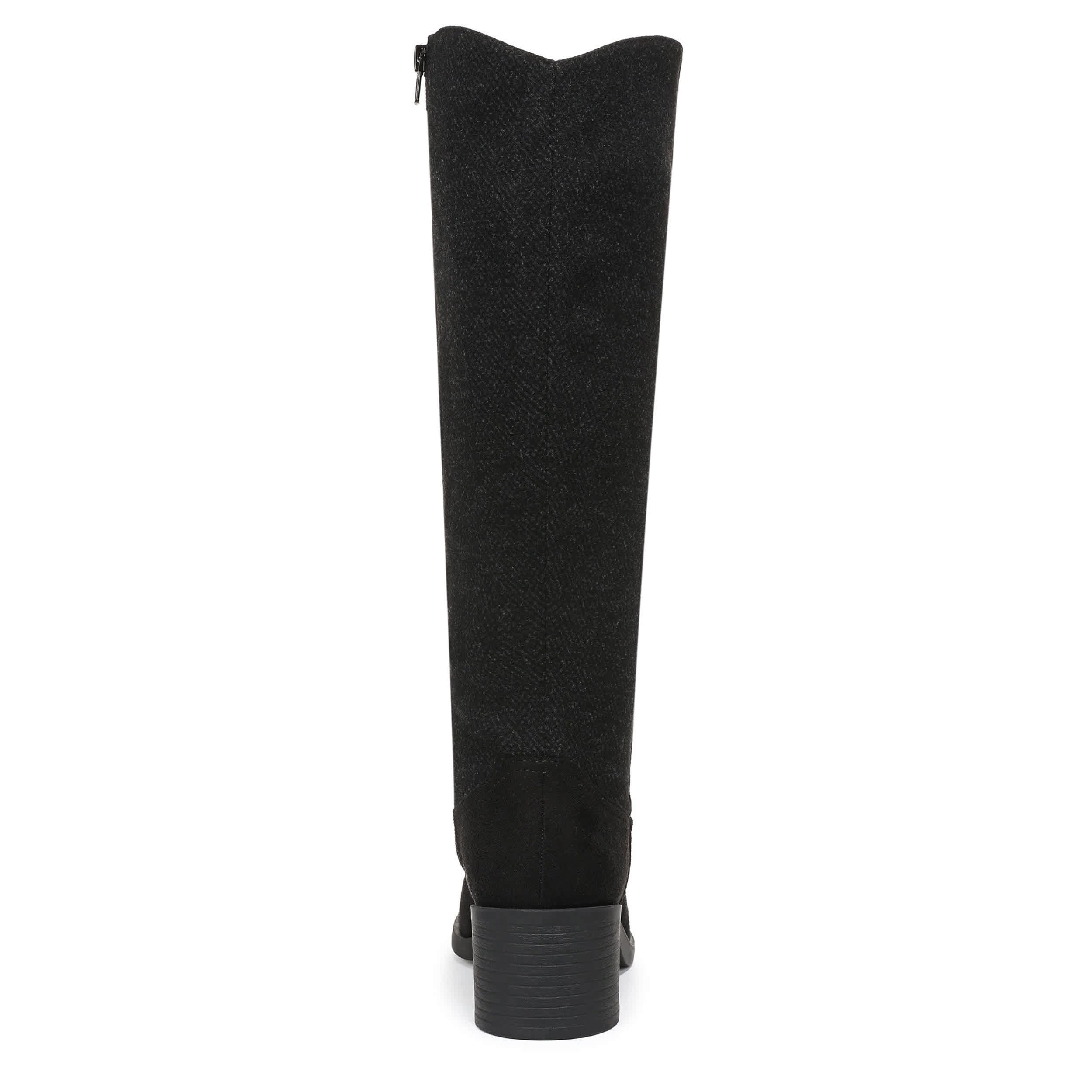 LIFESTRIDE-WOMENS JOLIET TALL BOOT WIDE SHAFT-BLACK & 