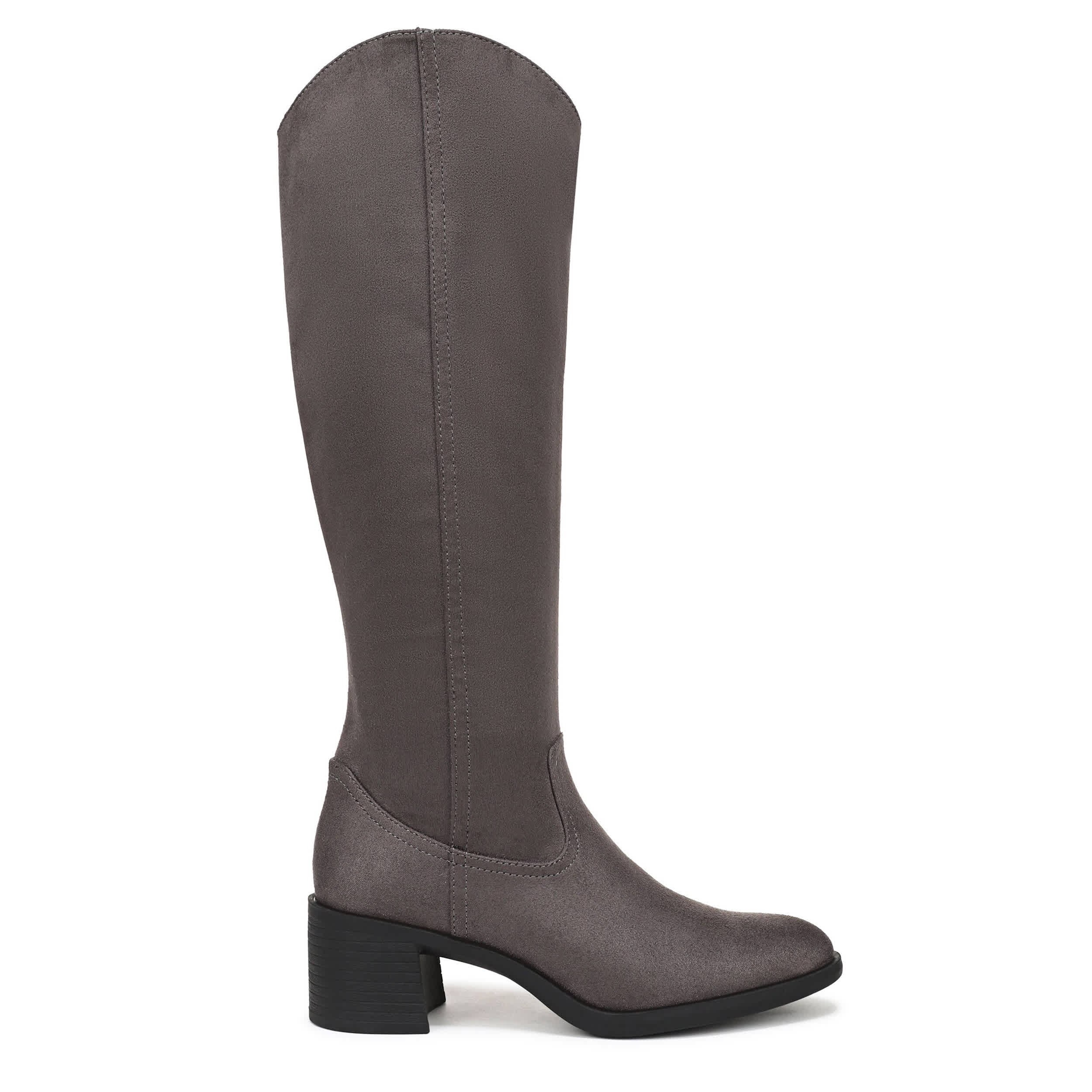 LIFESTRIDE-WOMENS JOLIET TALL BOOT WIDE SHAFT-GREY & 