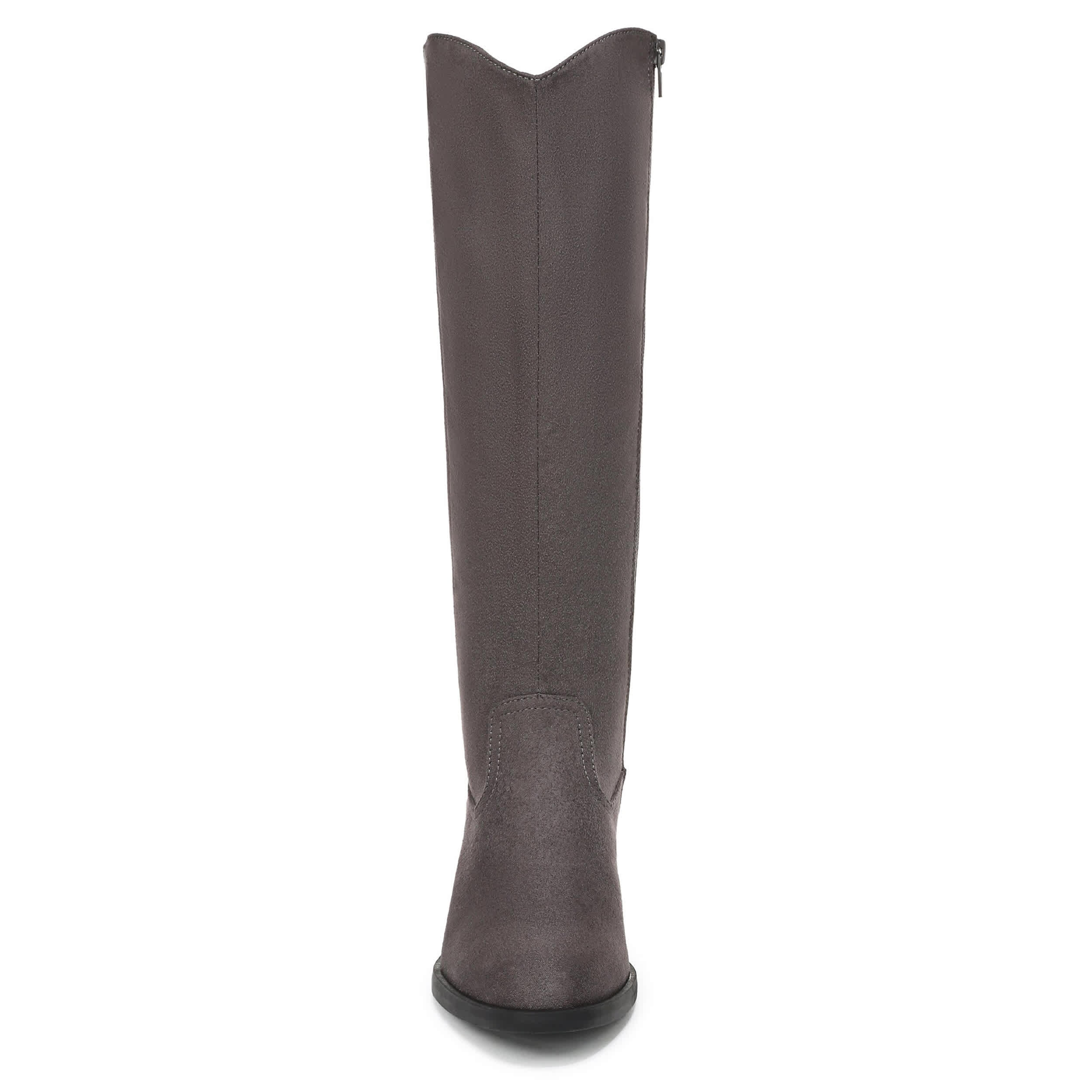 LIFESTRIDE-WOMENS JOLIET TALL BOOT WIDE SHAFT-GREY & 