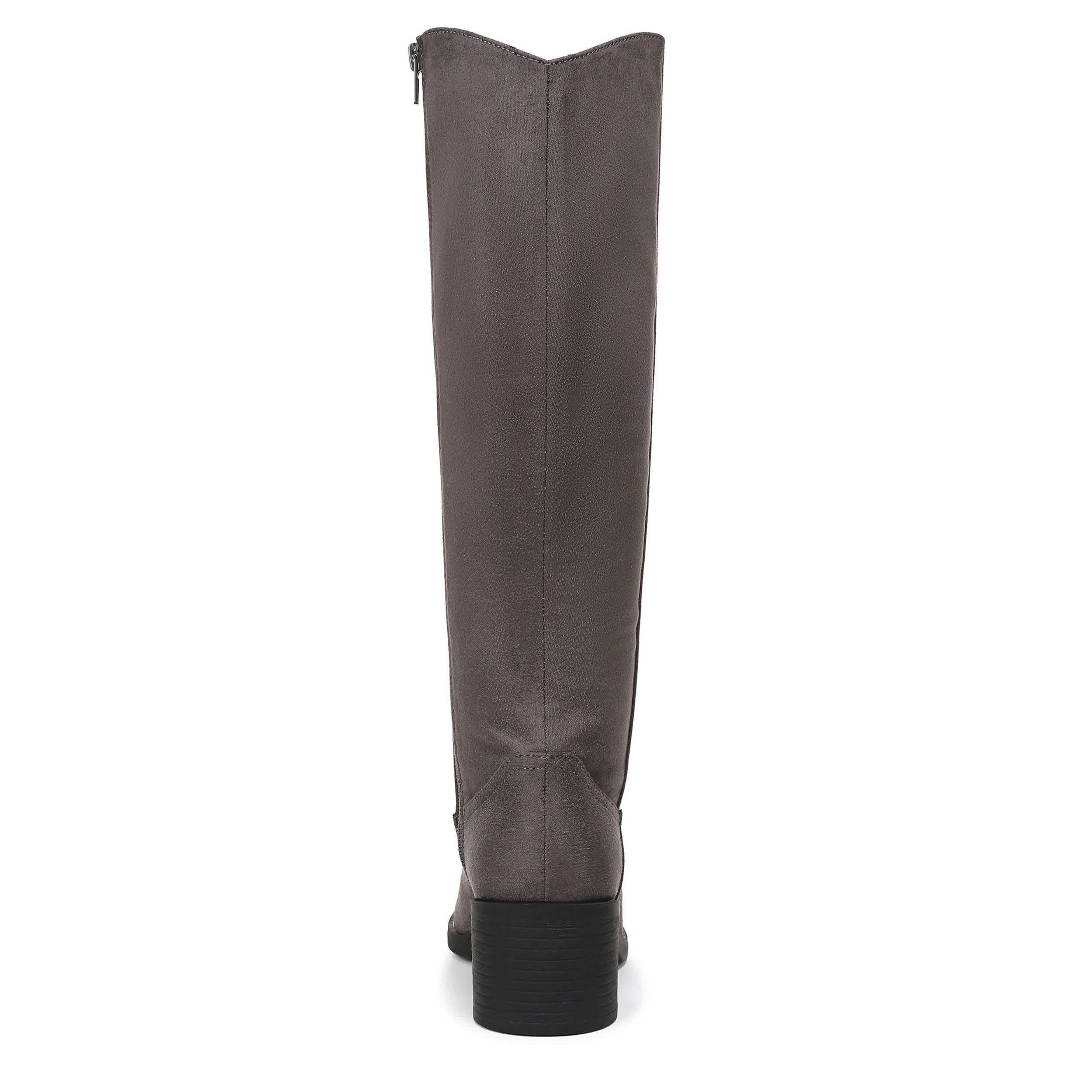 LIFESTRIDE-WOMENS JOLIET TALL BOOT WIDE SHAFT-GREY & 