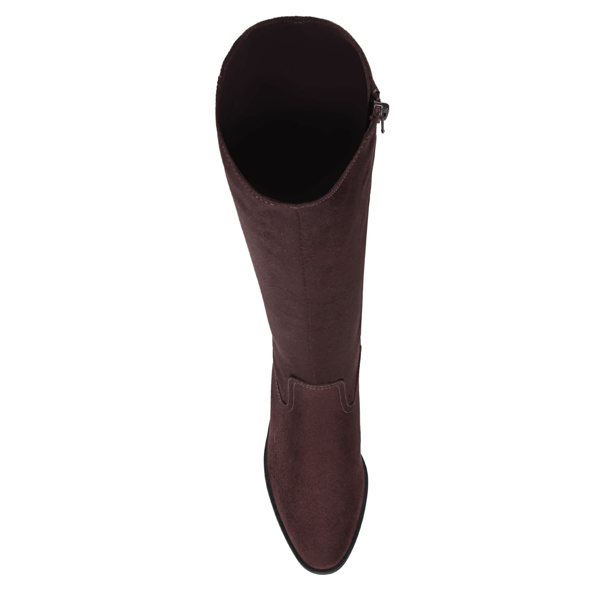 LIFESTRIDE-WOMENS JOLIET TALL BOOT-CHOCOLATE & 
