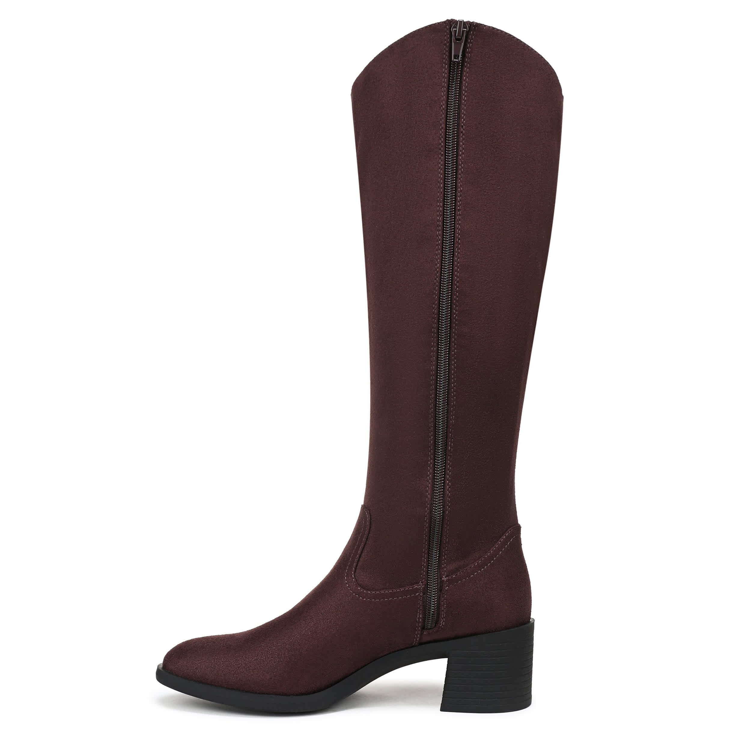 LIFESTRIDE-WOMENS JOLIET TALL BOOT WIDE SHAFT-GREY & 