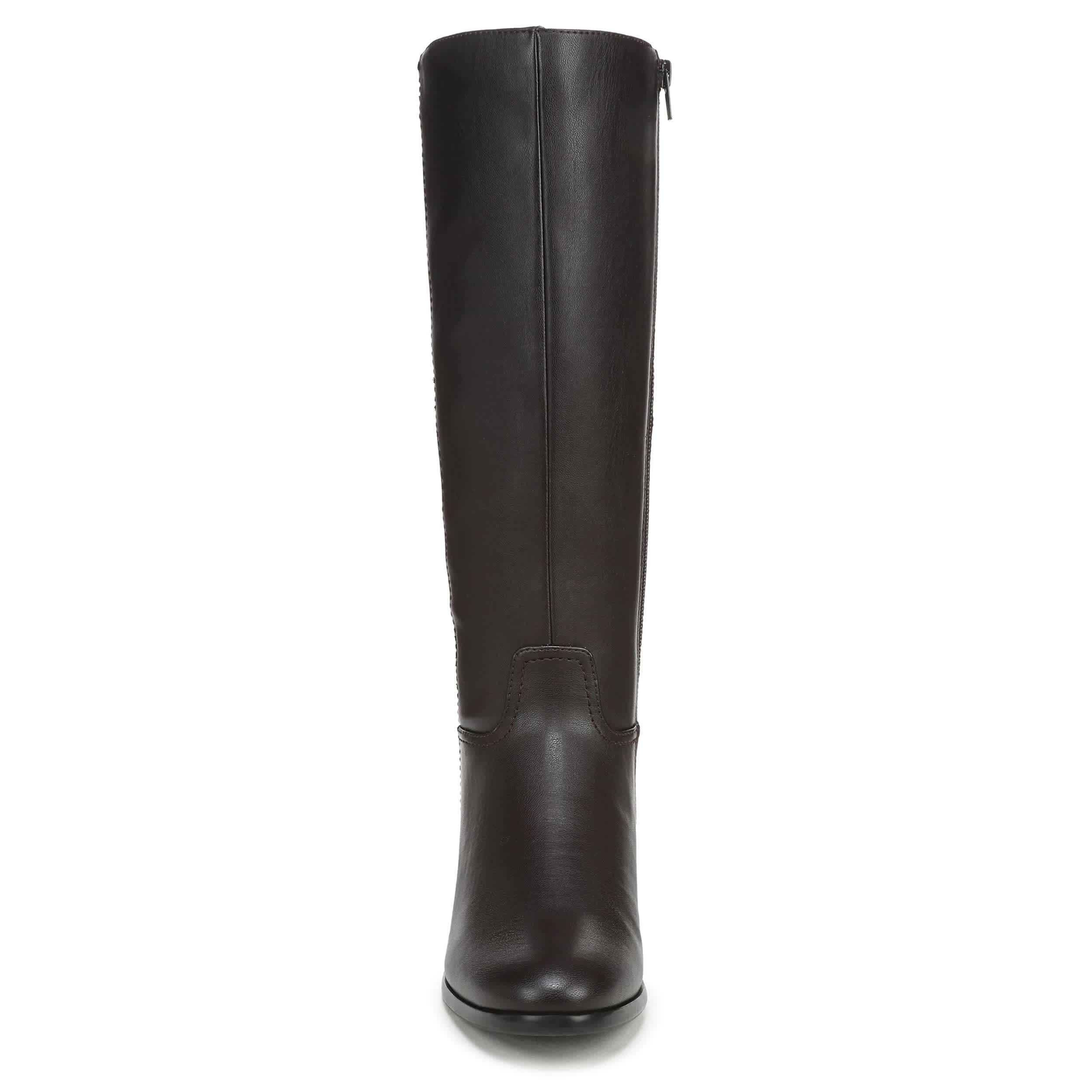 LIFESTRIDE-WOMENS SARAH TALL BOOT-DARK BROWN & 