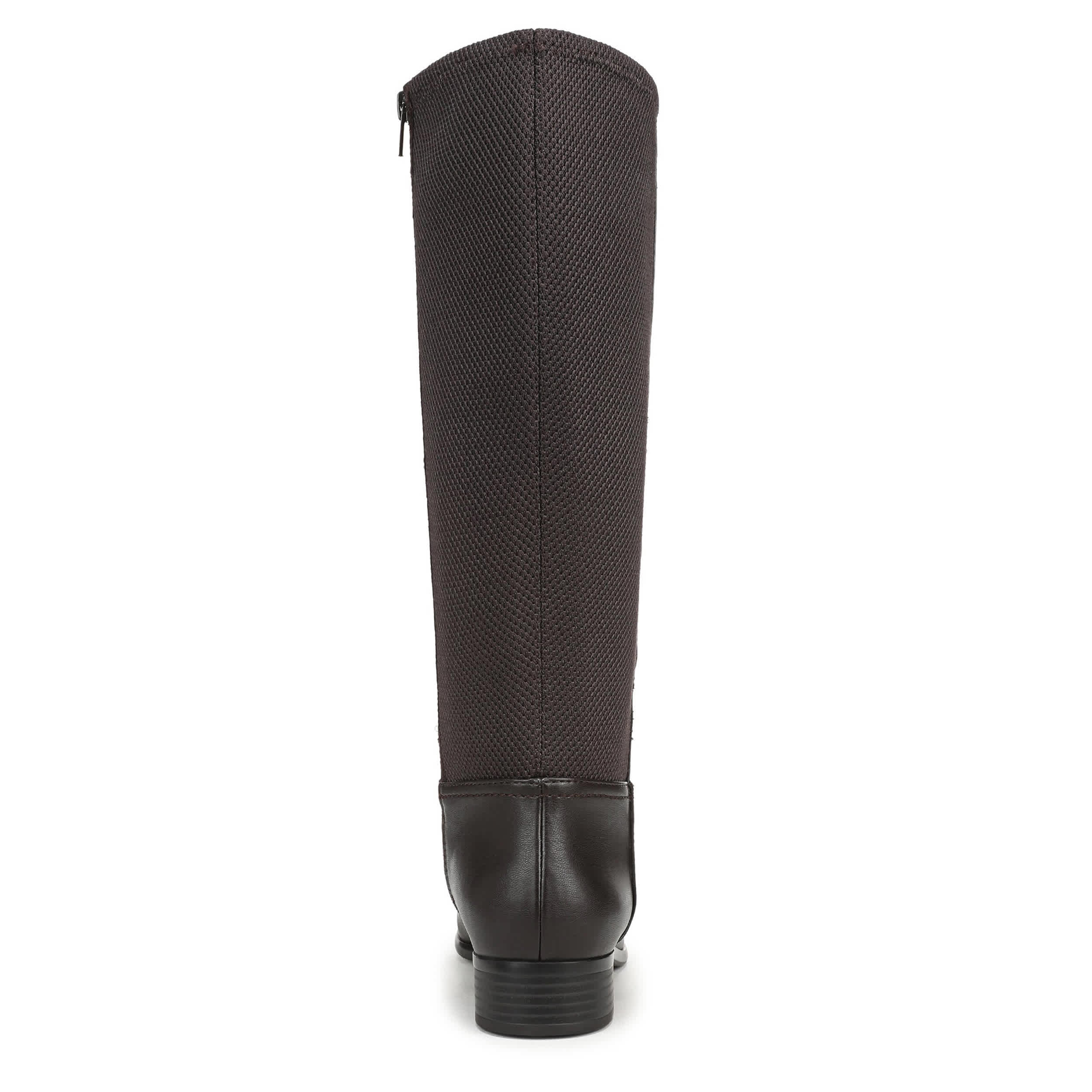 LIFESTRIDE-WOMENS SARAH TALL BOOT-DARK BROWN & 