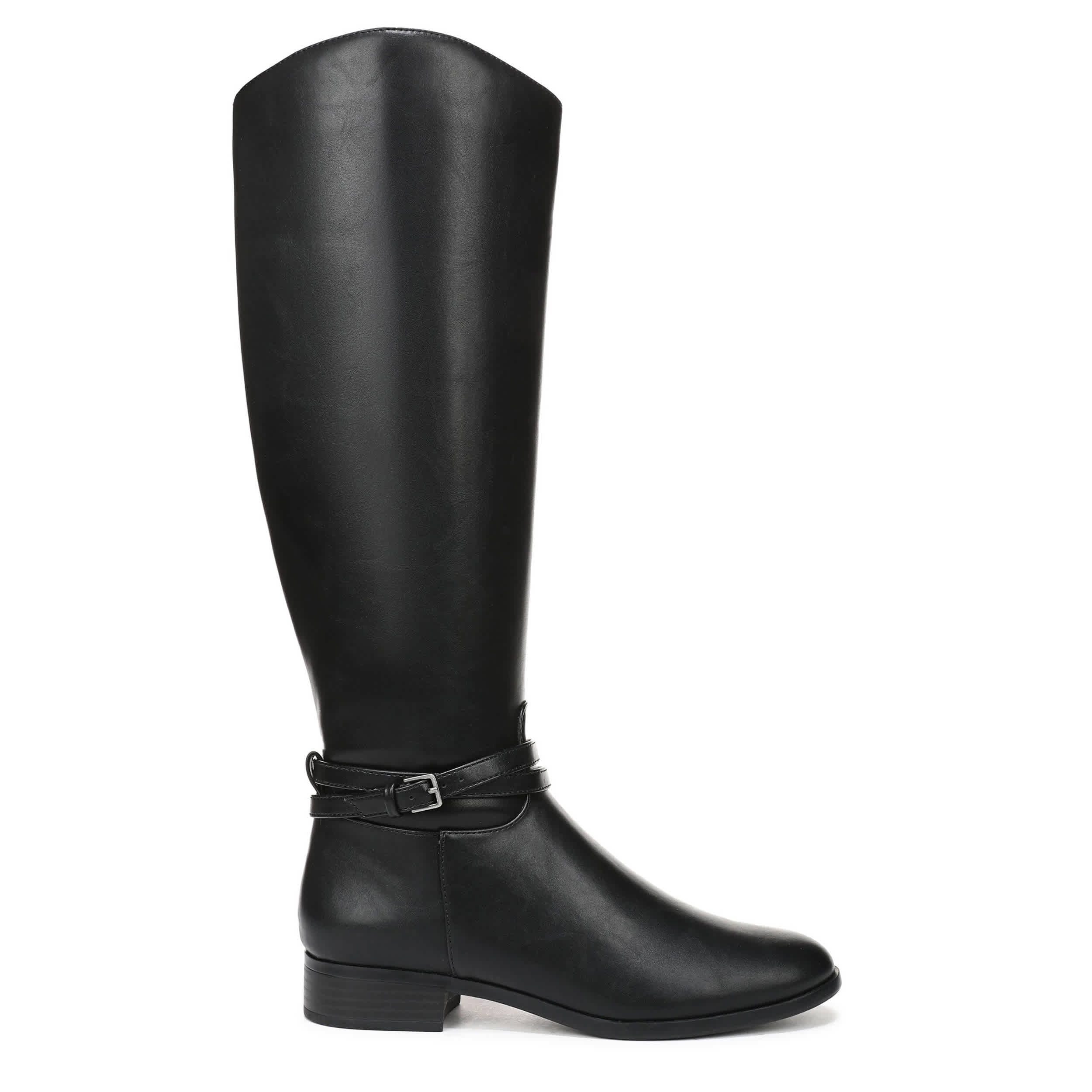 LIFESTRIDE-WOMENS SCOUT TALL BOOT WIDE SHAFT-BLACK & 