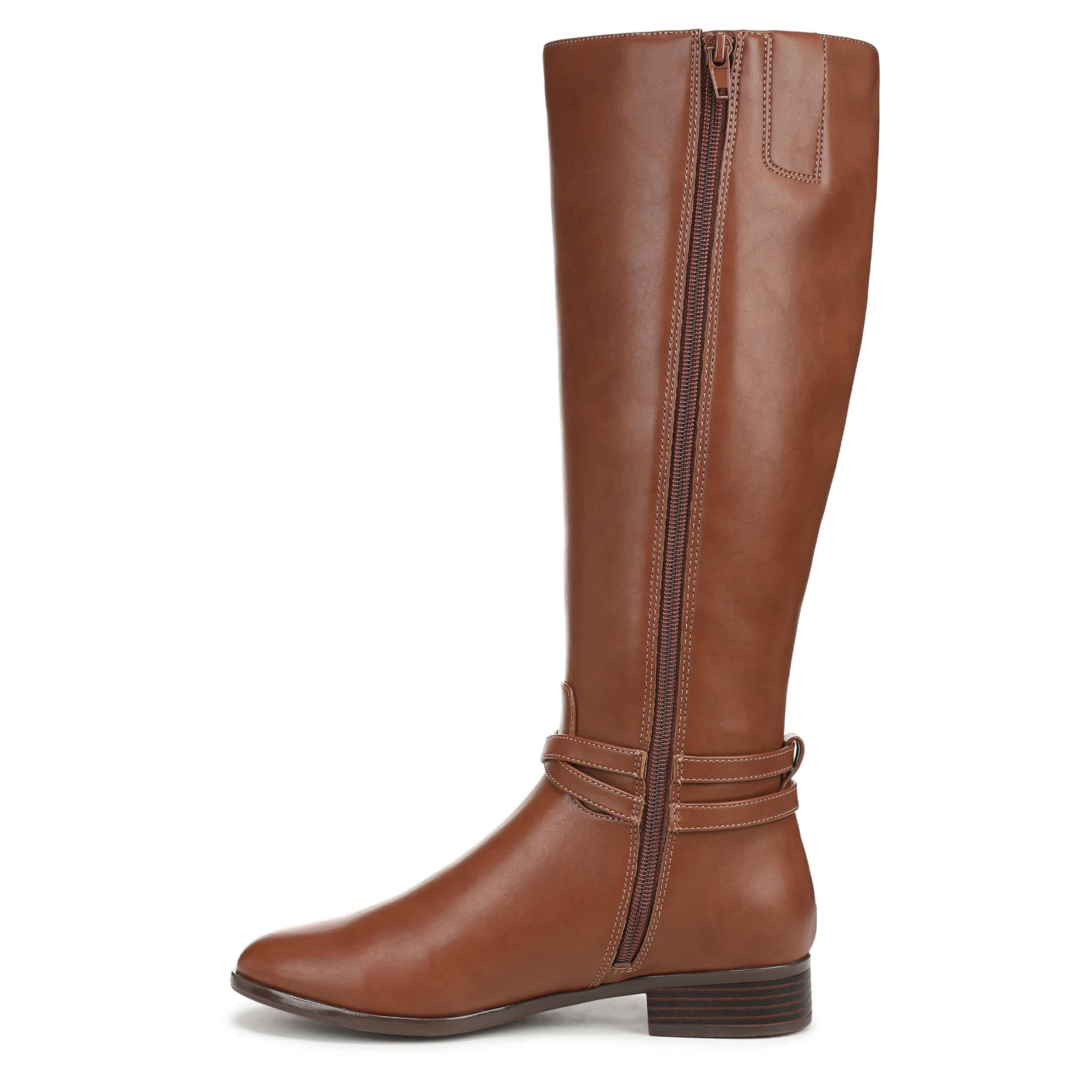 LIFESTRIDE-WOMENS SCOUT TALL BOOT-DARK TAN & 