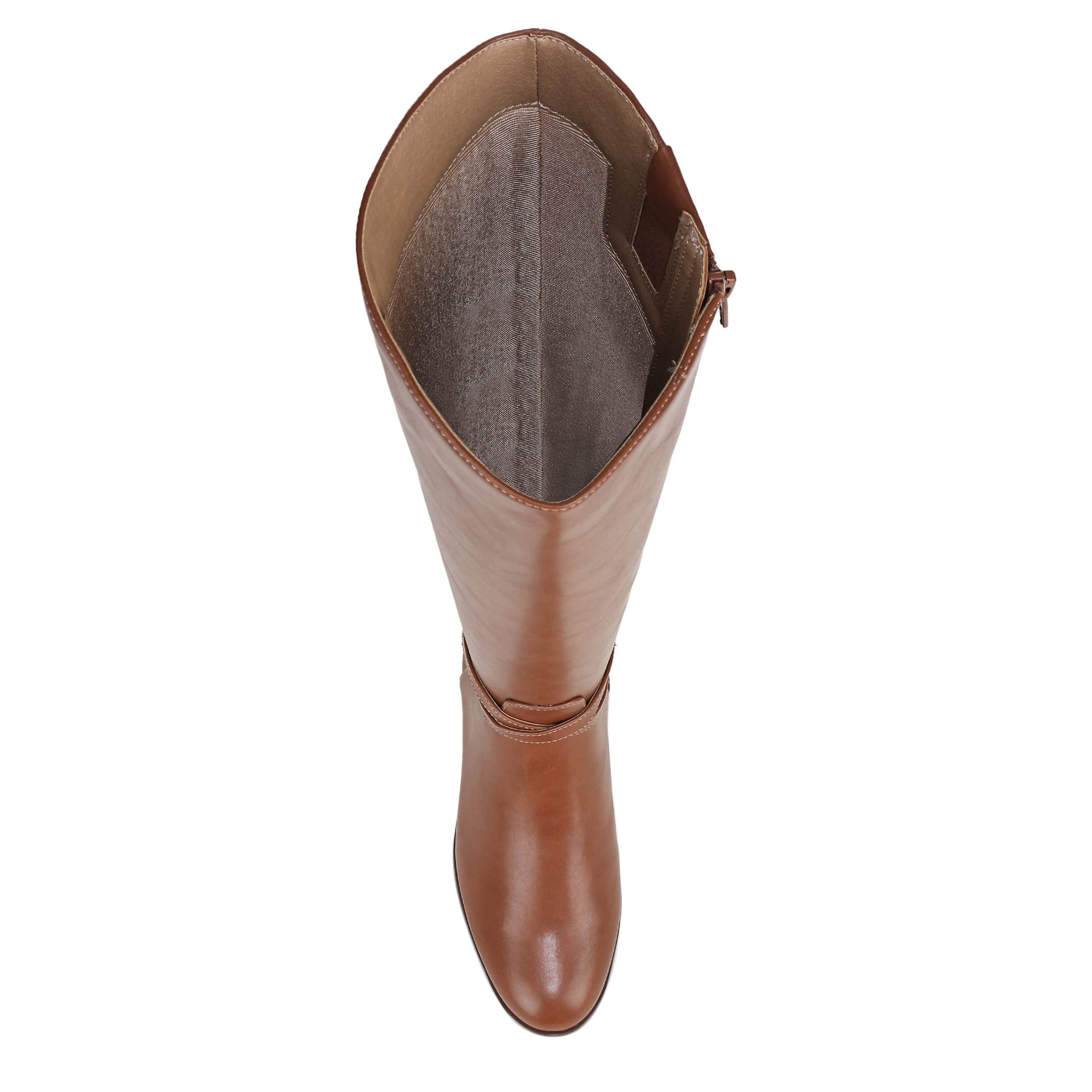 LIFESTRIDE-WOMENS SCOUT TALL BOOT-DARK TAN & 