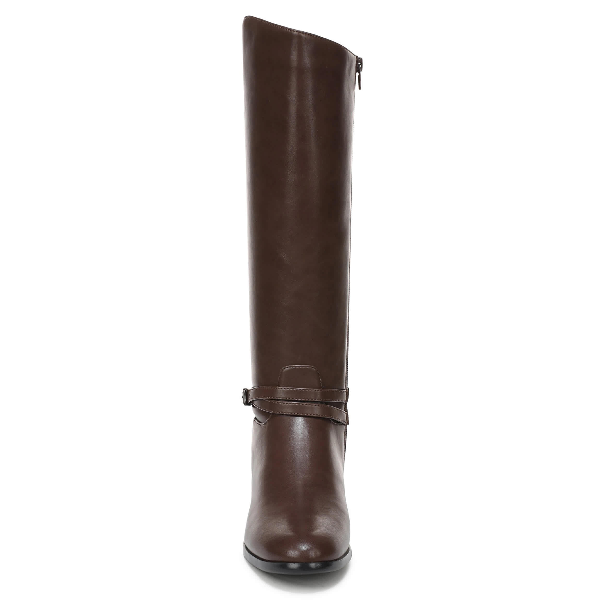 LIFESTRIDE-WOMENS SCOUT TALL BOOT-DARK BROWN & 