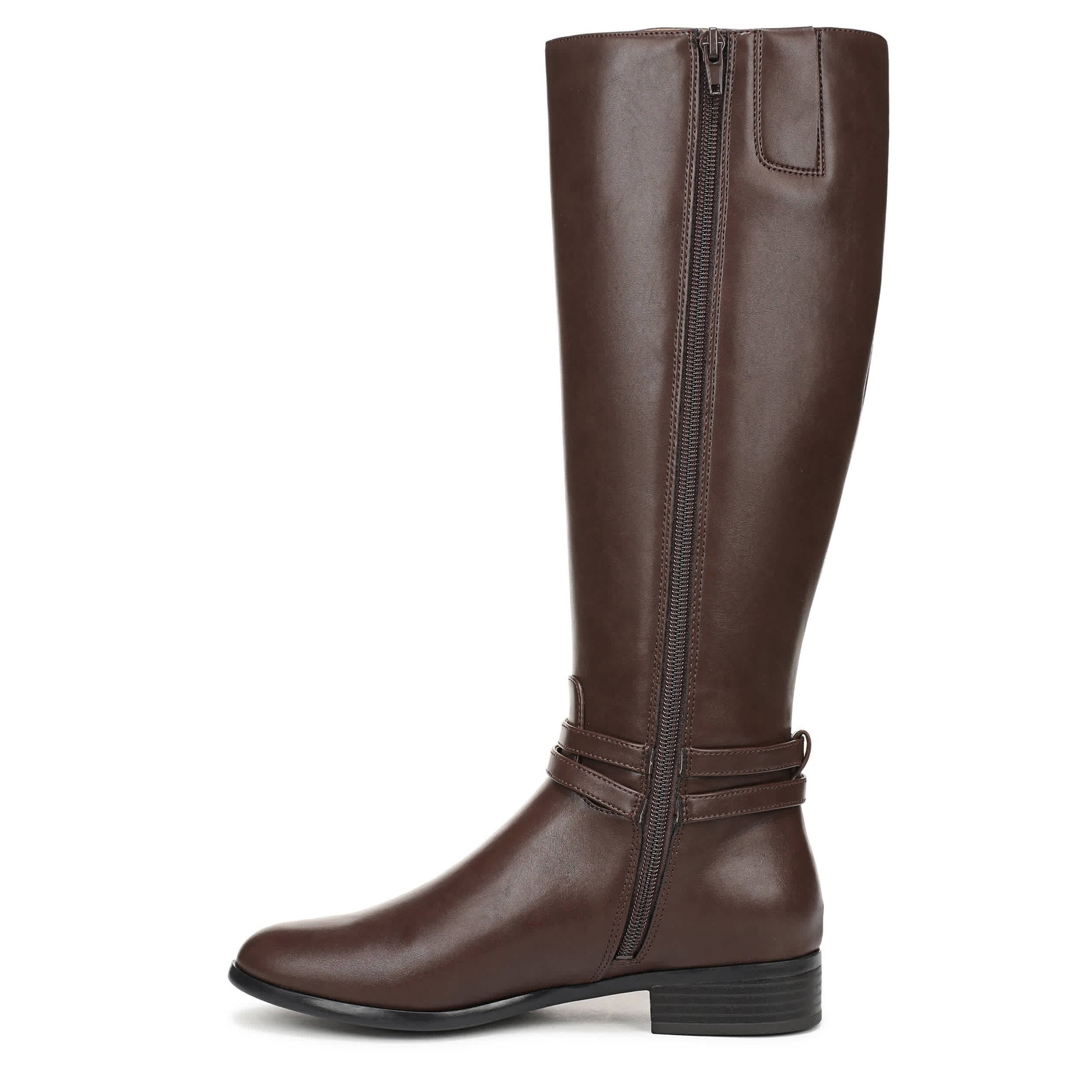 LIFESTRIDE-WOMENS SCOUT TALL BOOT-DARK BROWN & 