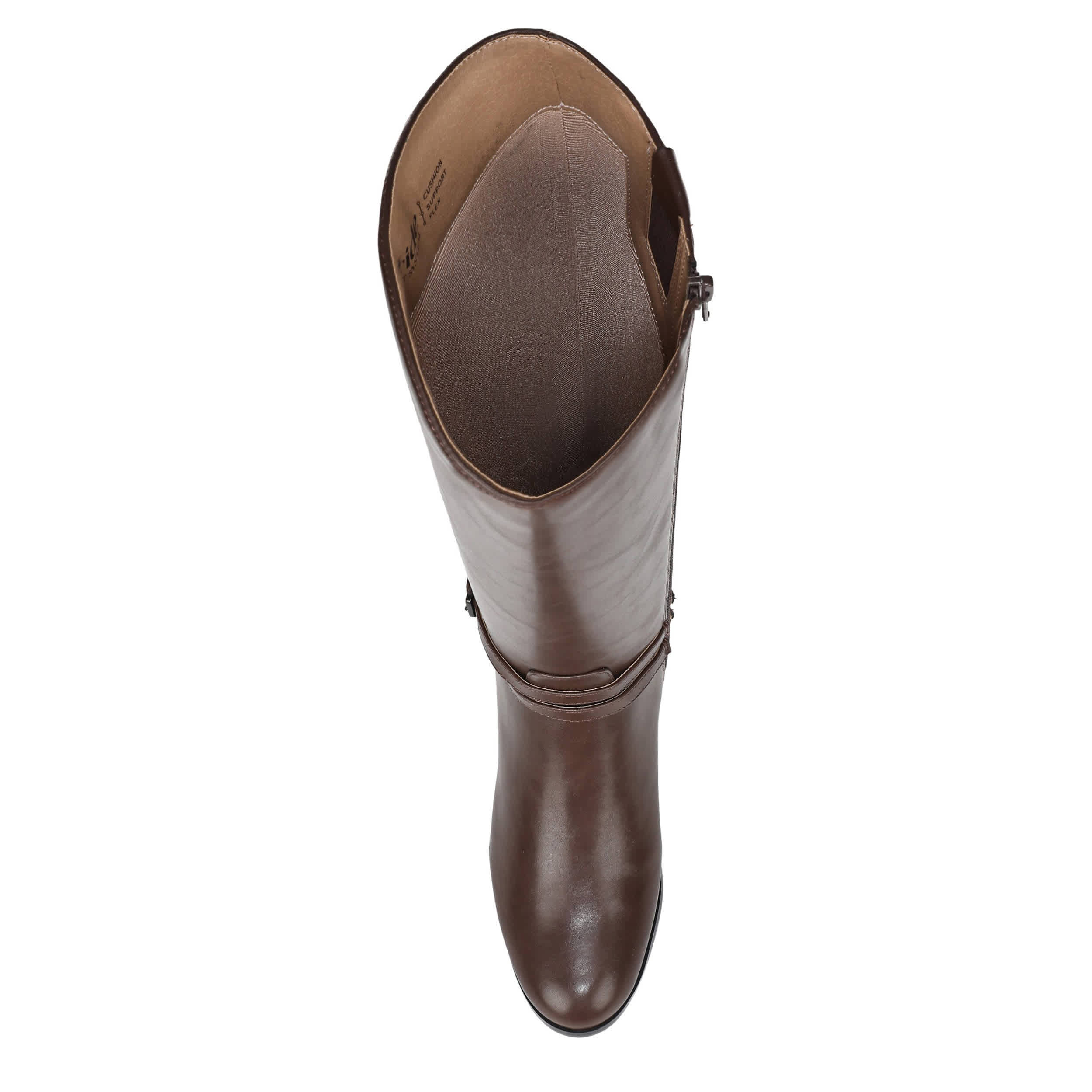 LIFESTRIDE-WOMENS SCOUT TALL BOOT-DARK BROWN & 