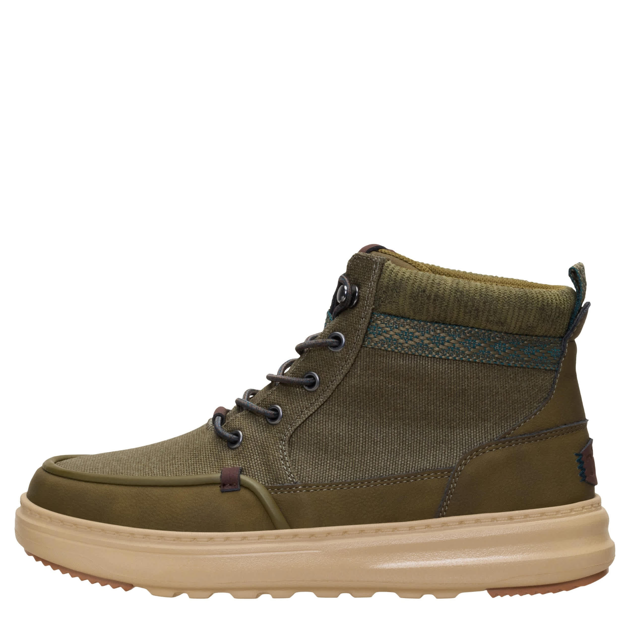 HEYDUDE-WOMENS REMI FIELD BOOT-GREEN & 