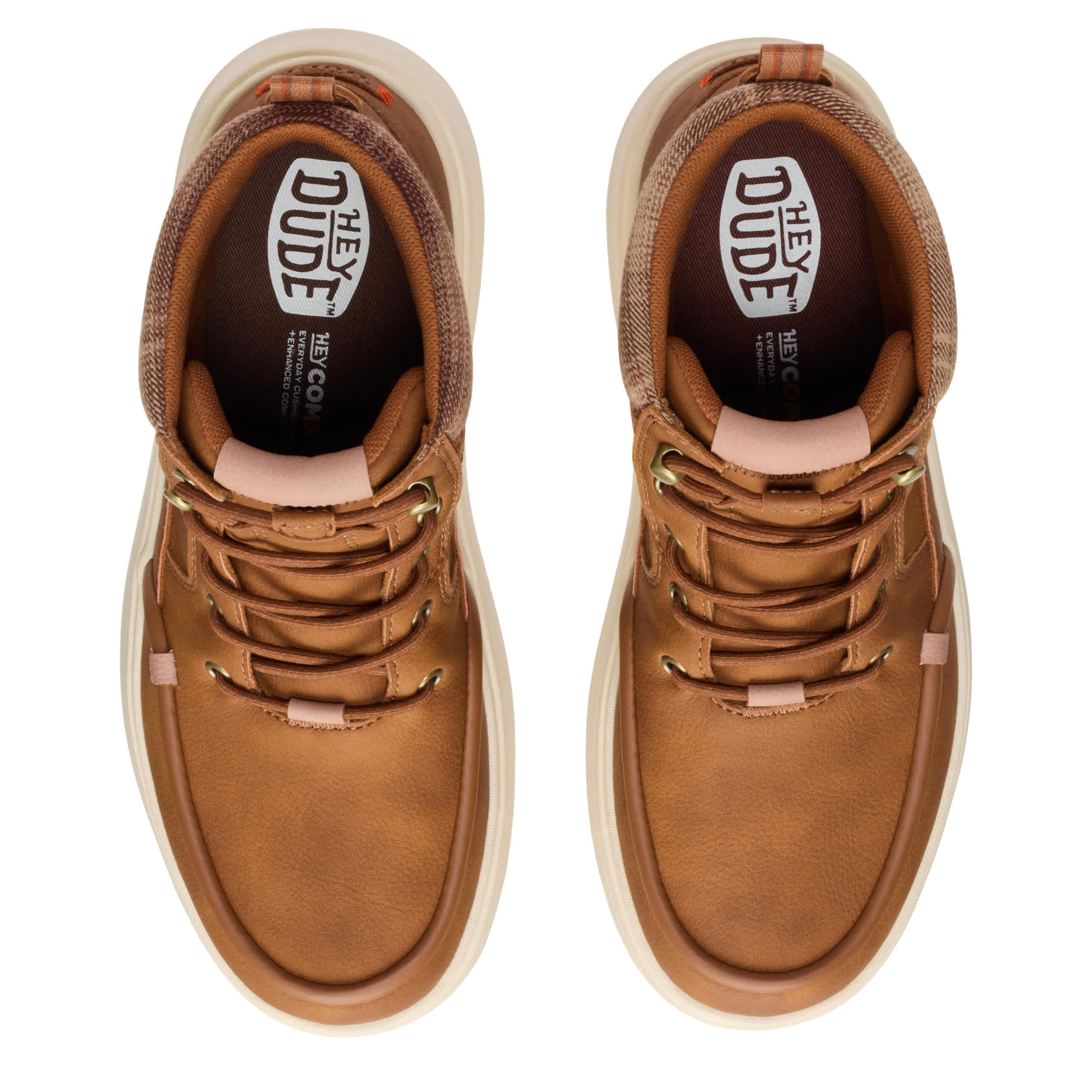 HEYDUDE-WOMENS REMI FIELD BOOT-BROWN & 