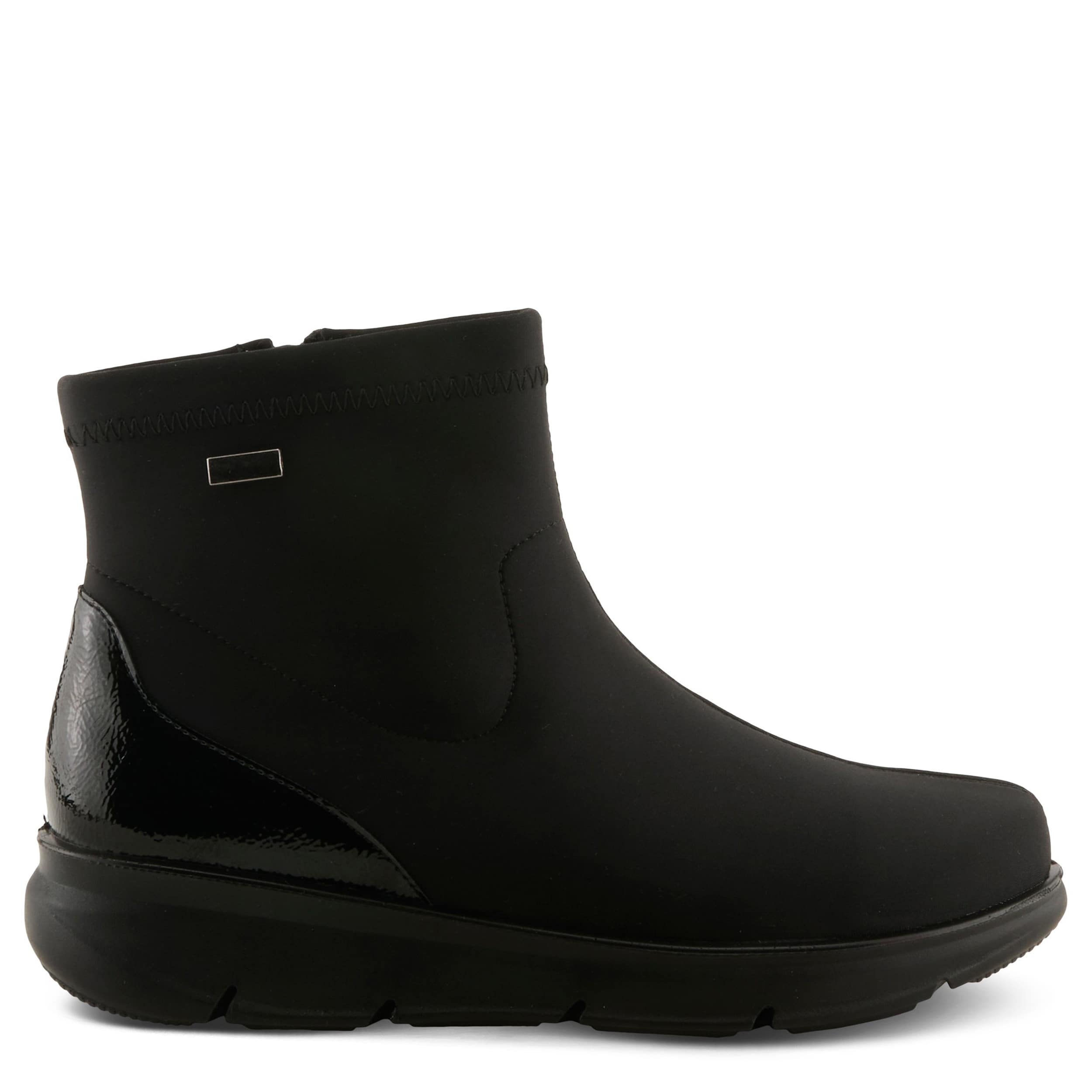 Flexus-WOMENS CARAVYN WEATHER BOOT-BLACK & 