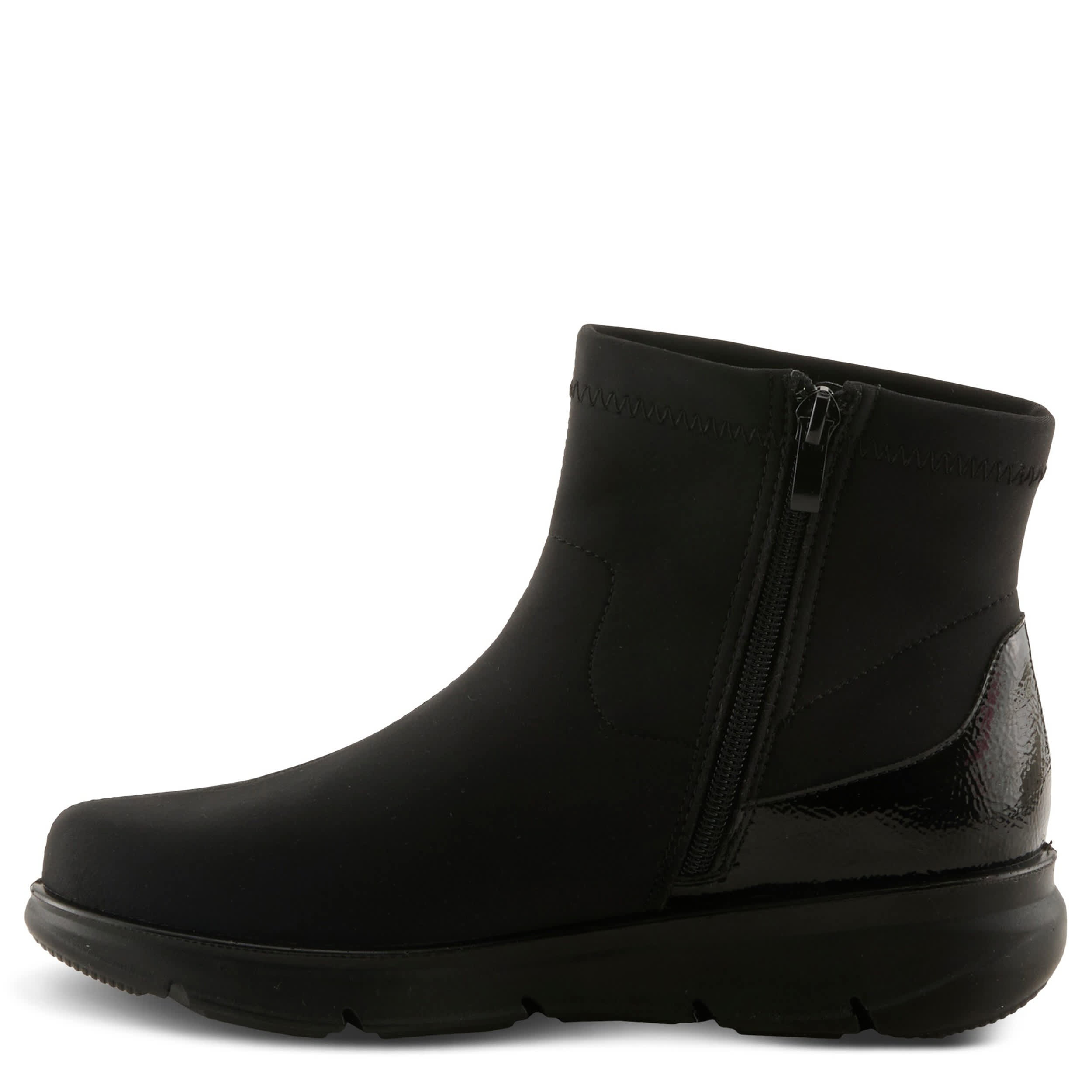 Flexus-WOMENS CARAVYN WEATHER BOOT-BLACK & 