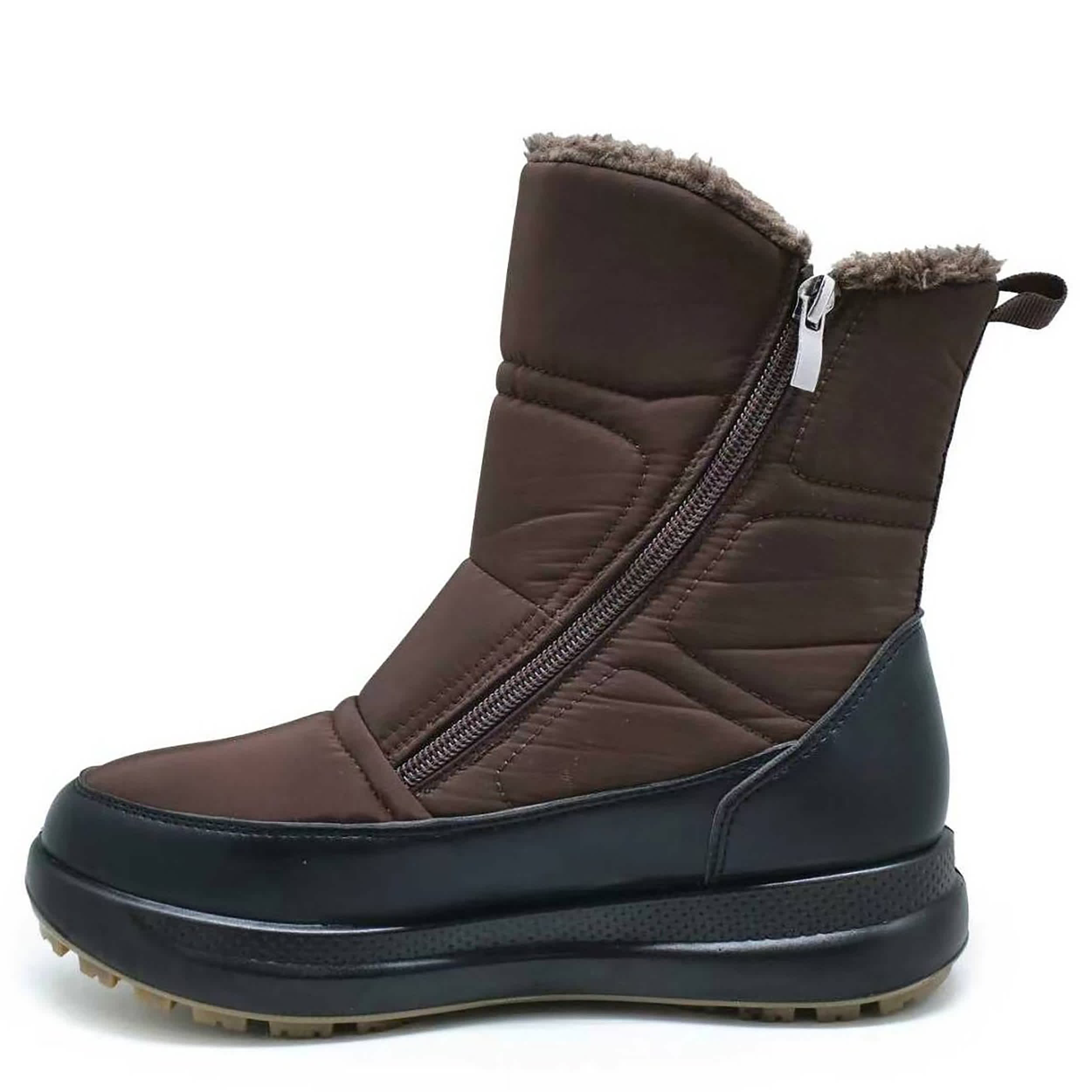 Flexus-WOMENS CARISELLE WEATHER BOOT-DARK BROWN & 