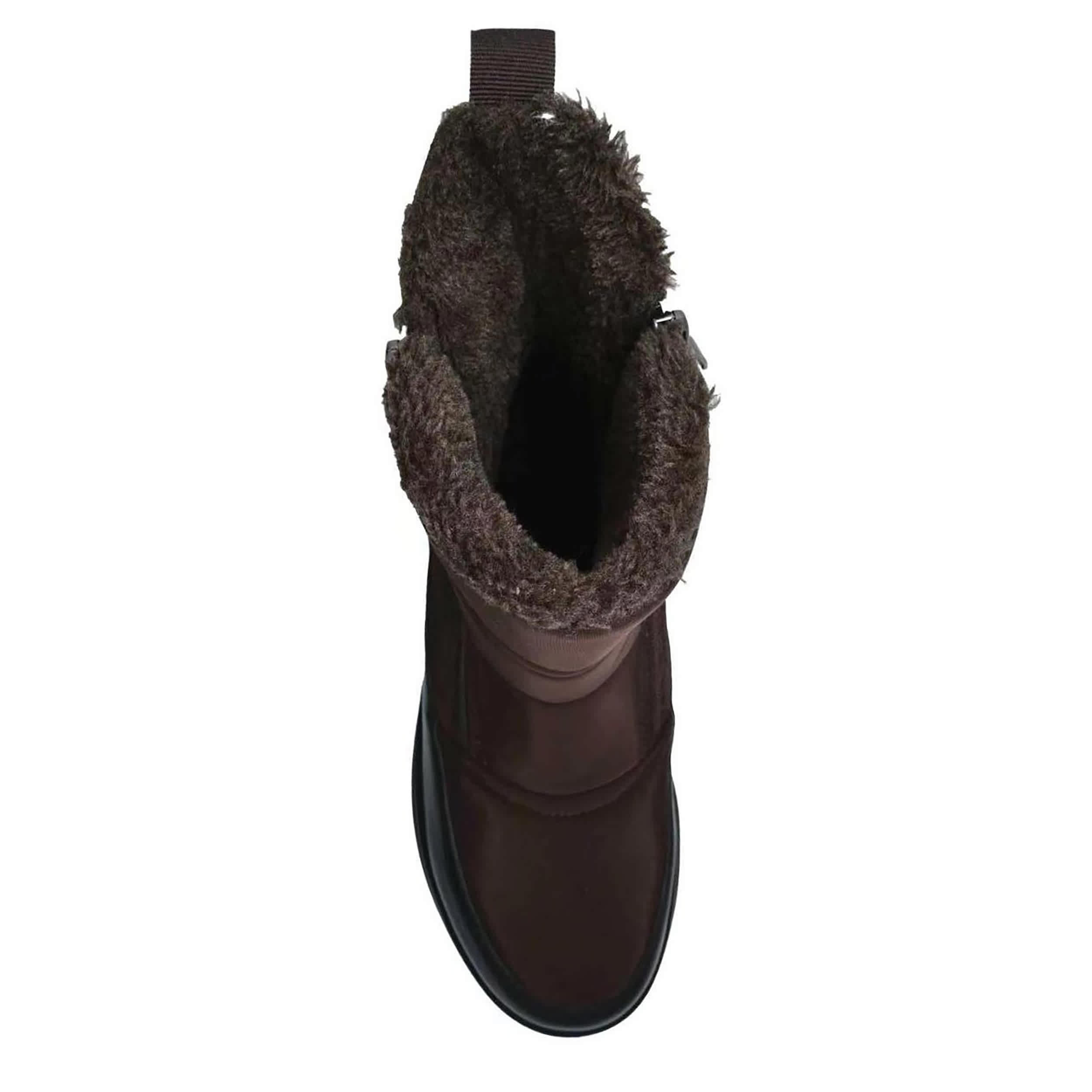 Flexus-WOMENS CARISELLE WEATHER BOOT-DARK BROWN & 