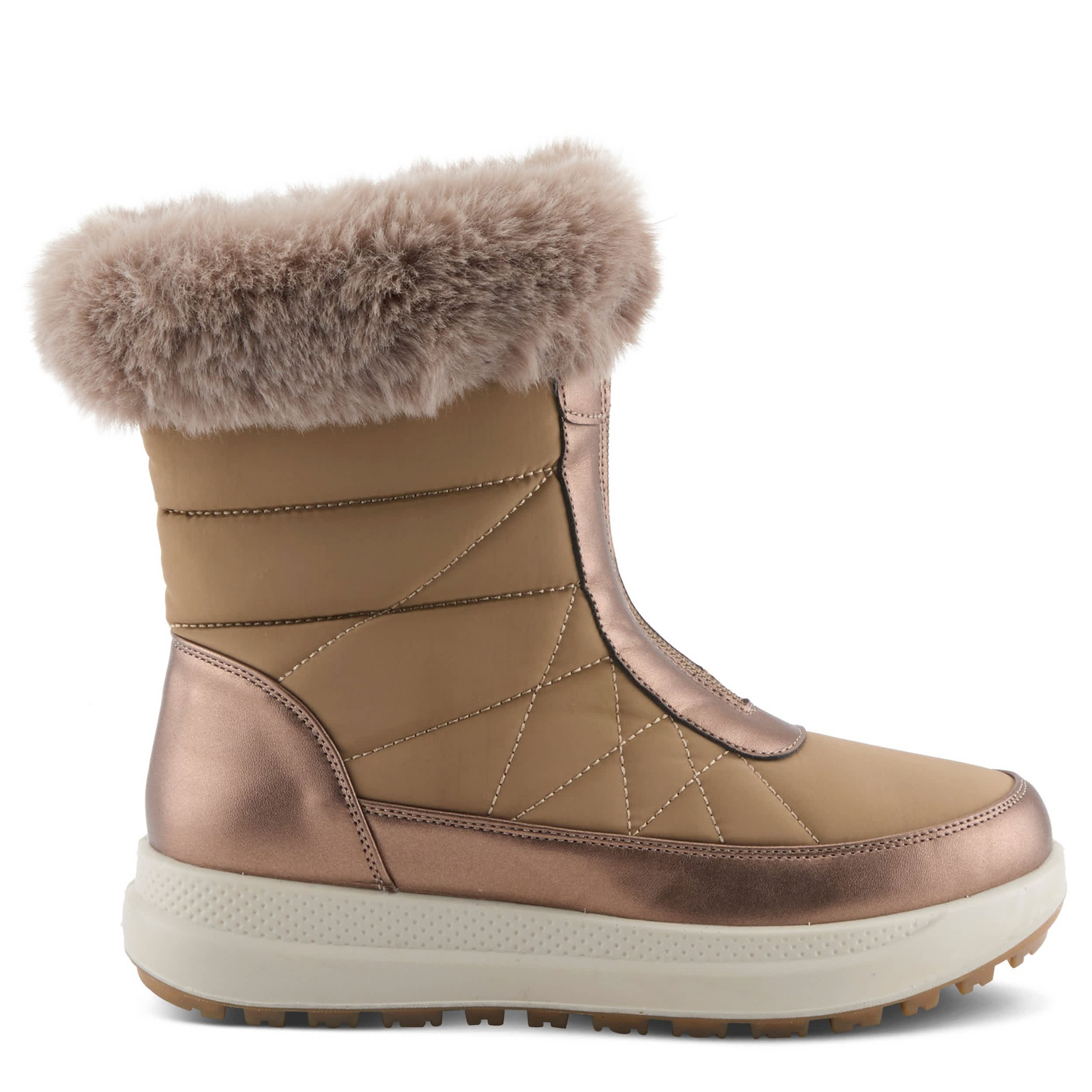 Flexus-WOMENS CORINIA WEATHER BOOT-BRONZE & 
