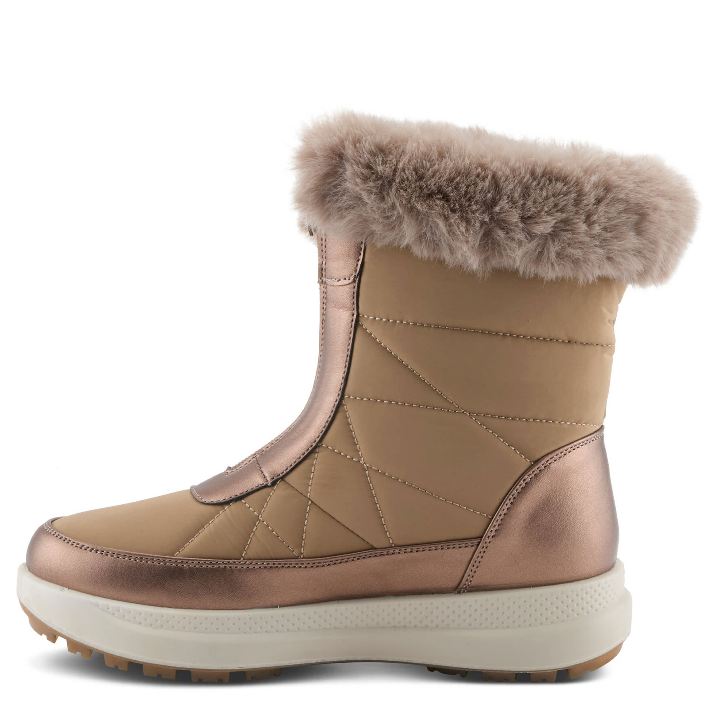 Flexus-WOMENS CORINIA WEATHER BOOT-BRONZE & 
