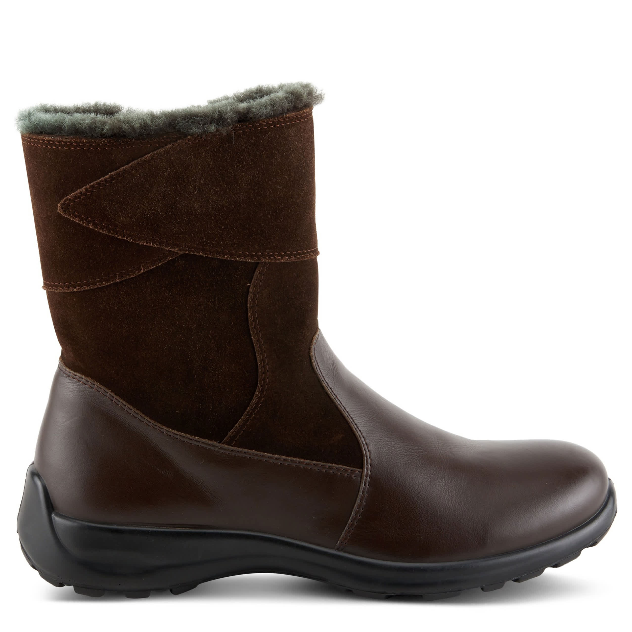 Flexus-WOMENS FABRICE WEATHER BOOT-BROWN & 