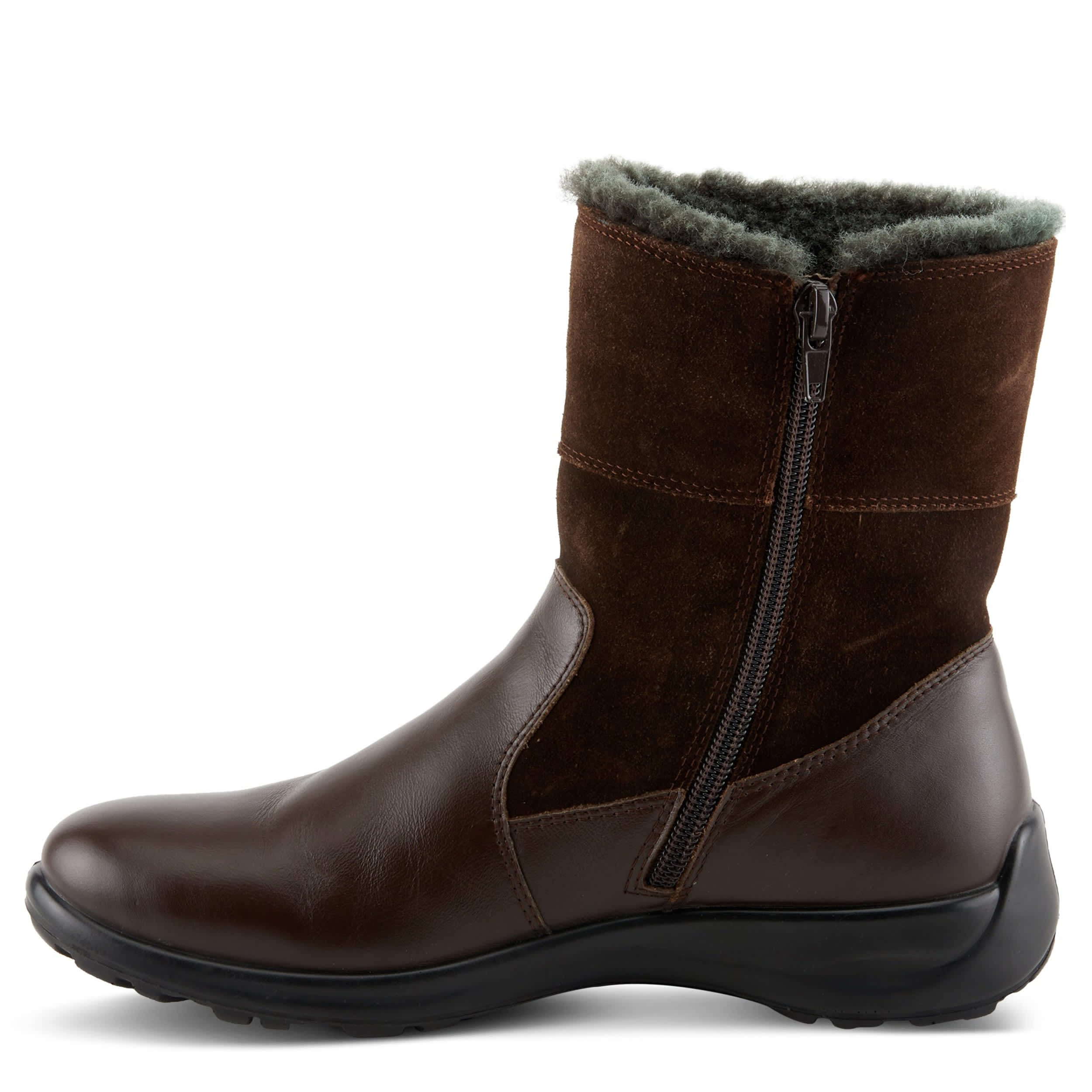 Flexus-WOMENS FABRICE WEATHER BOOT-BROWN & 