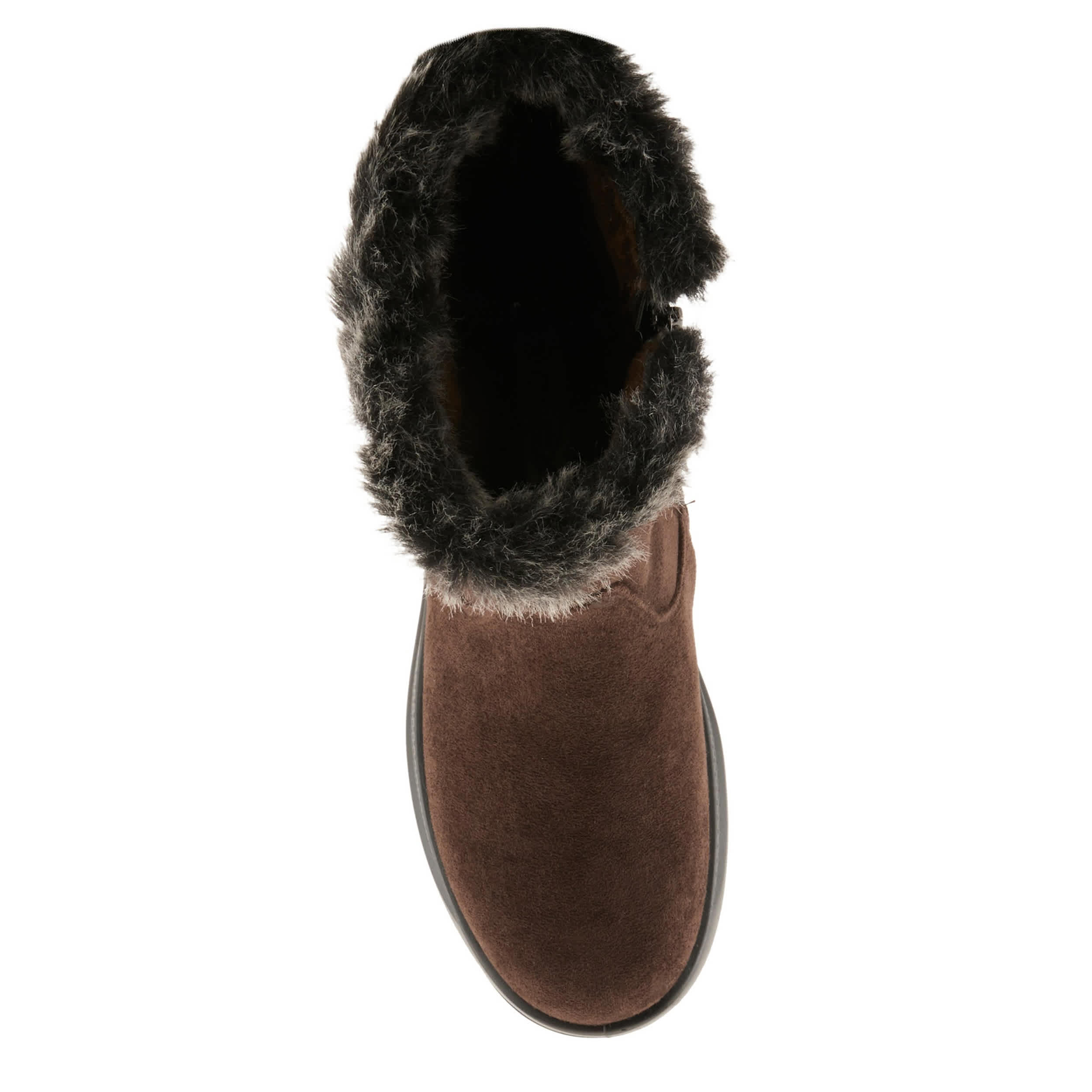 Flexus-WOMENS GALOSHE WEATHER BOOT-BROWN & 