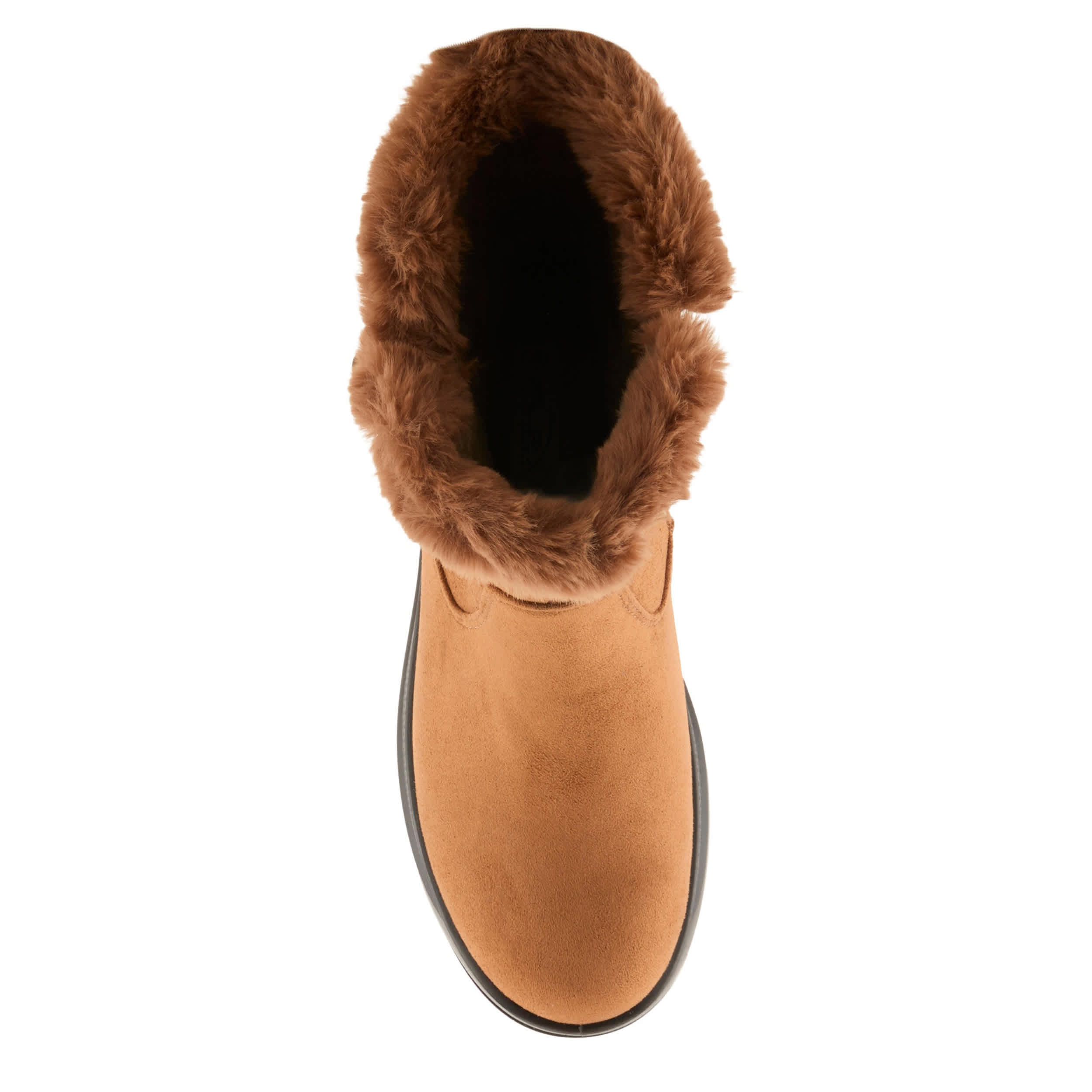 Flexus-WOMENS GALOSHE WEATHER BOOT-CAMEL & 