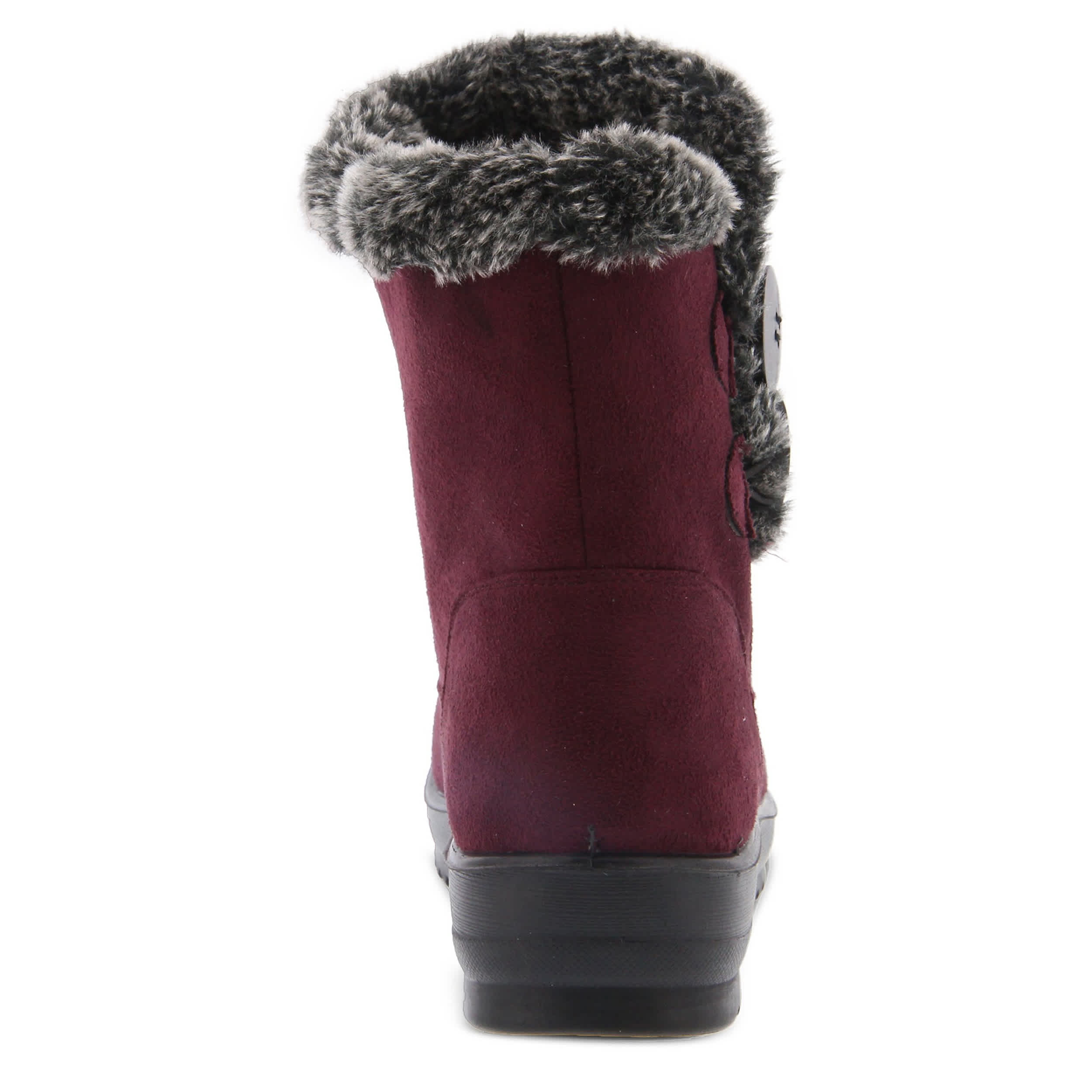 Flexus-WOMENS ISTRA WEATHER BOOT-BURGUNDY & BURGUNDY
