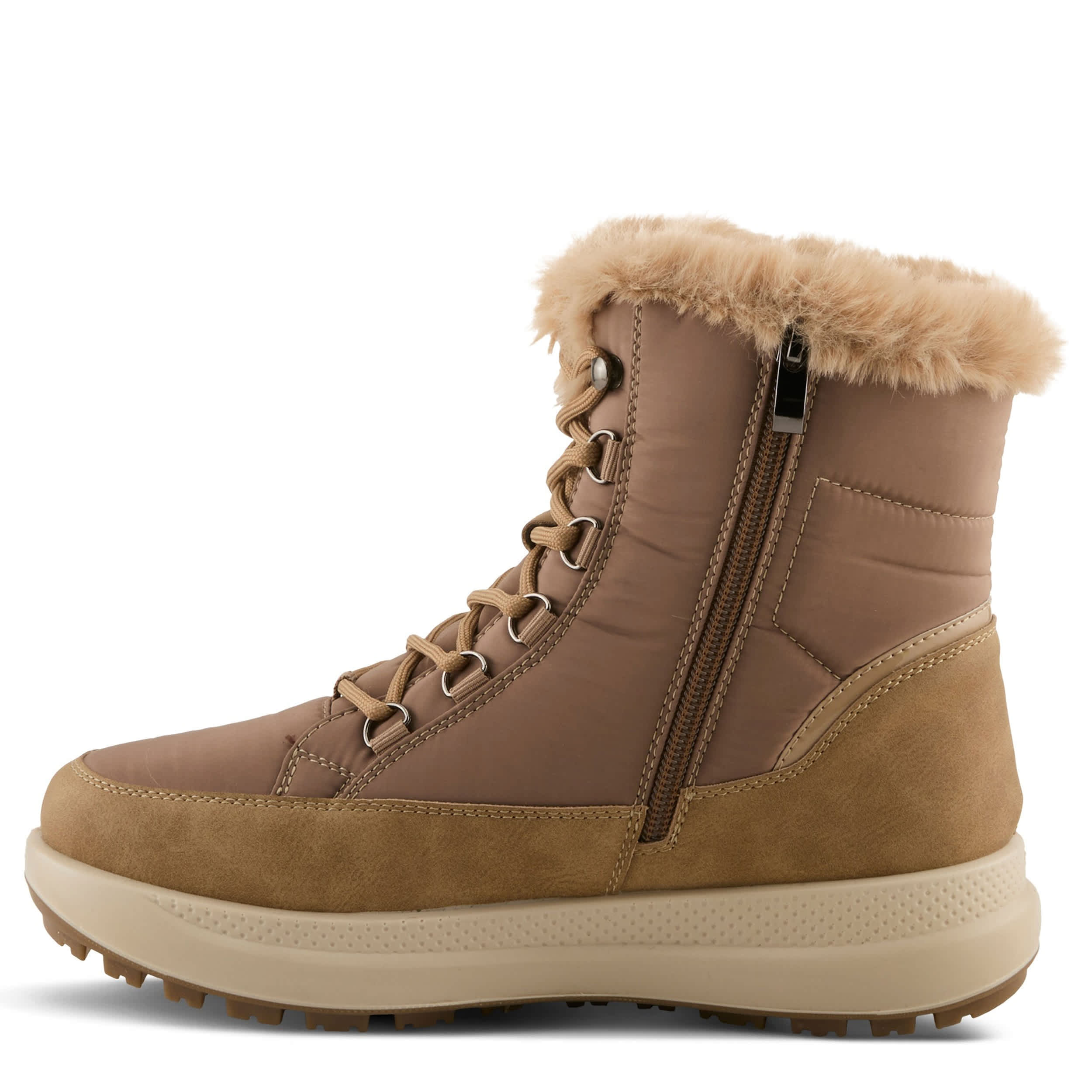 Flexus-WOMENS LAROUI WEATHER BOOT-TAUPE & 