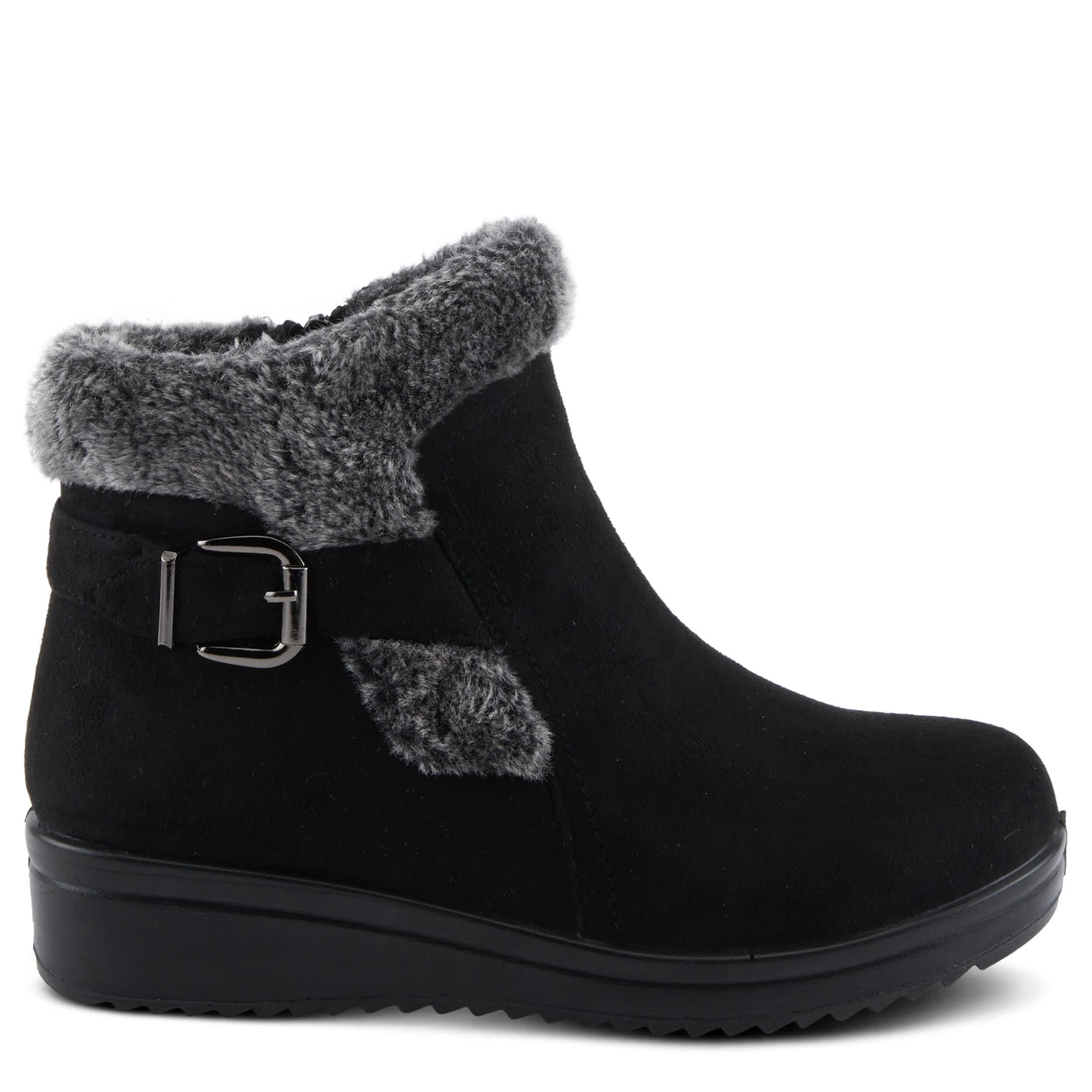 Flexus-WOMENS SANTUZZA WEATHER BOOT-BLACK & 