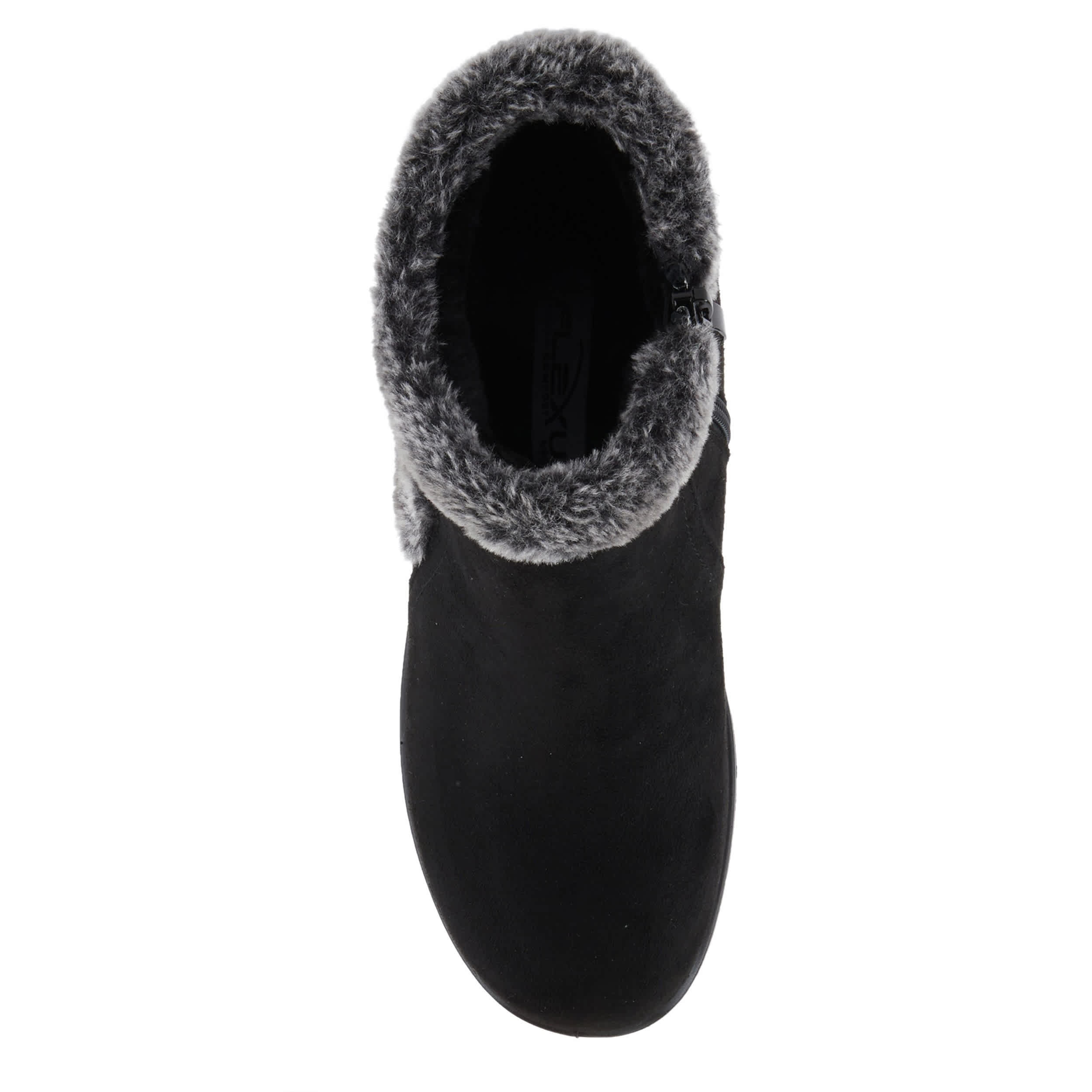 Flexus-WOMENS SANTUZZA WEATHER BOOT-BLACK & 