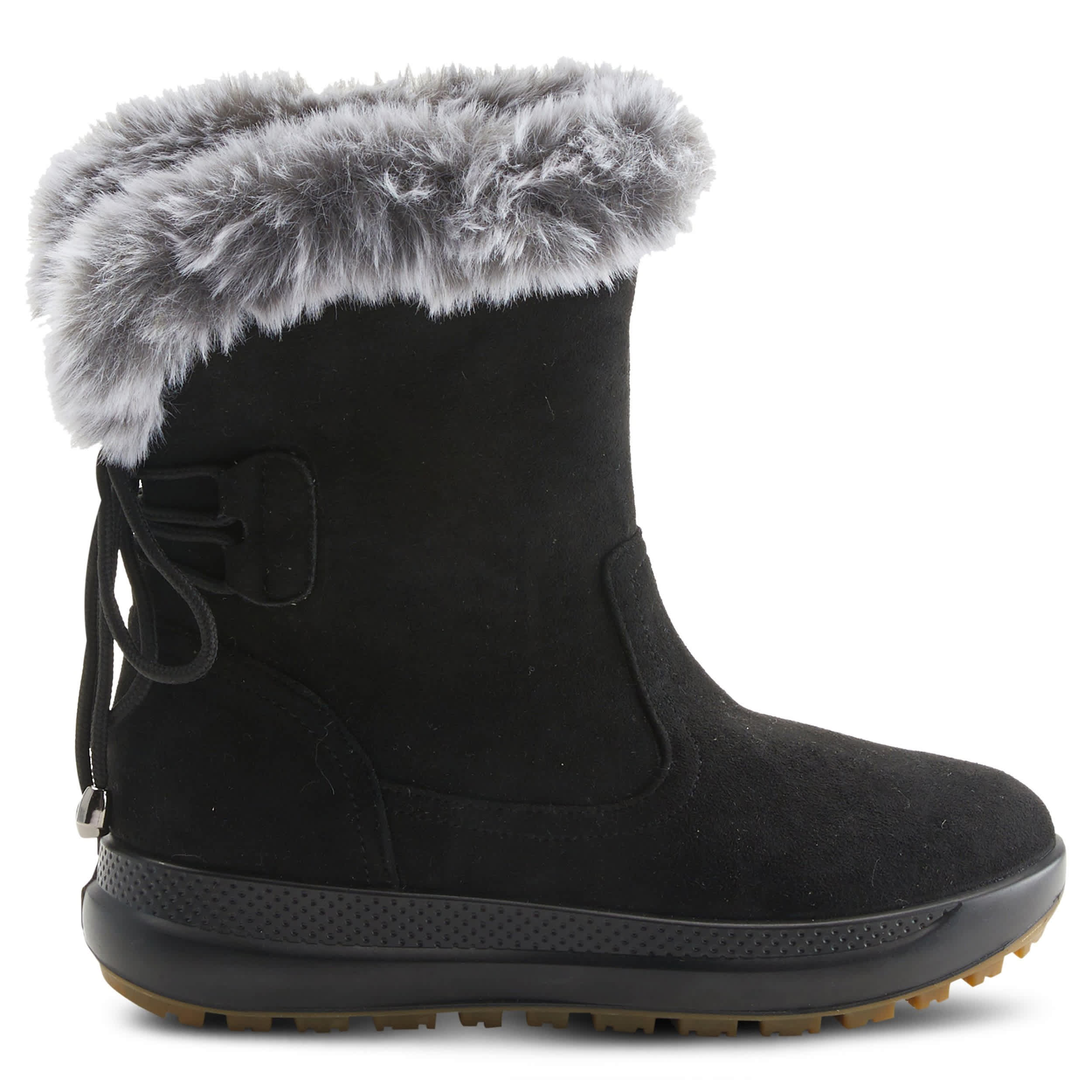 Flexus-WOMENS SNOWBIRD WEATHER BOOT-BLACK & 