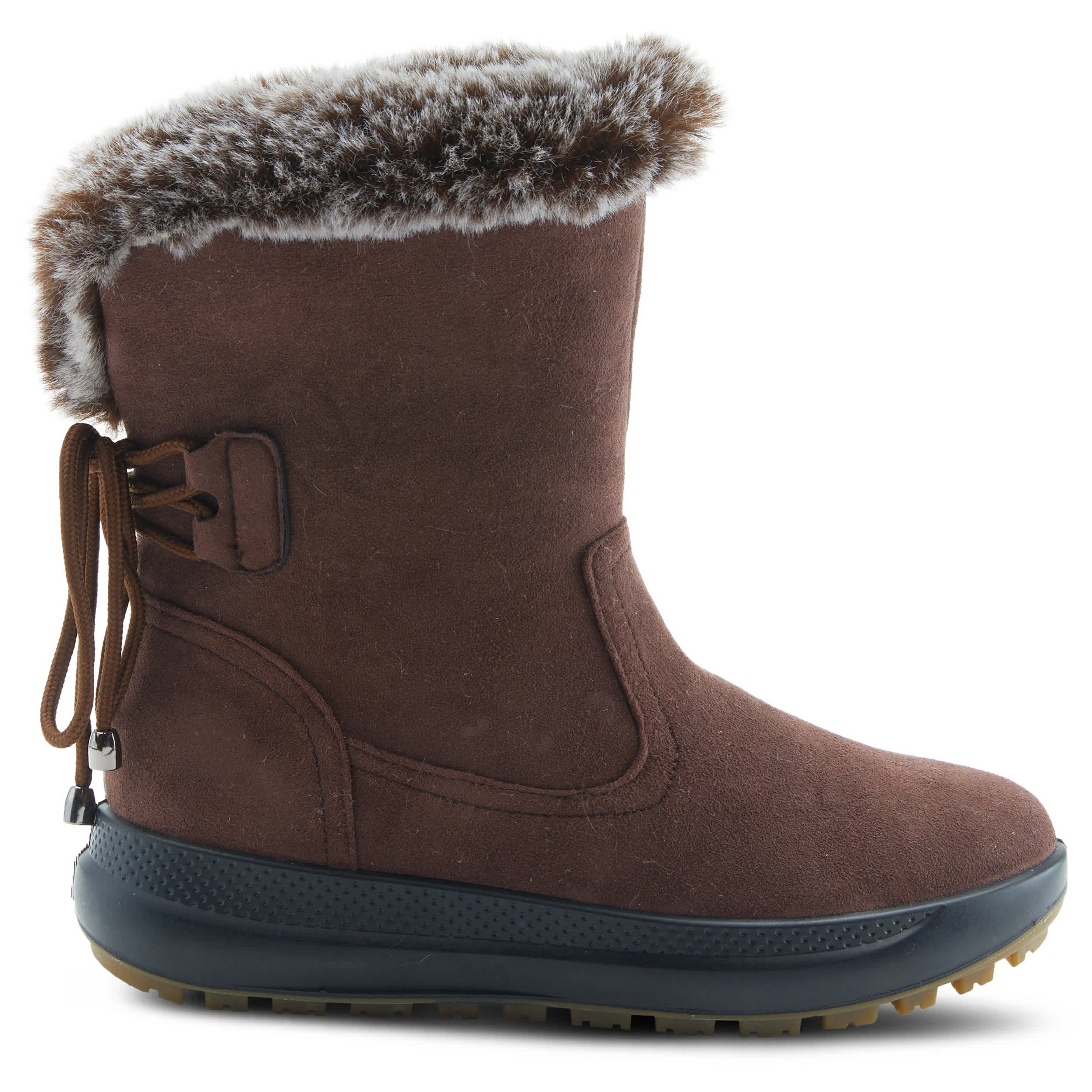 Flexus-WOMENS SNOWBIRD WEATHER BOOT-BROWN & 