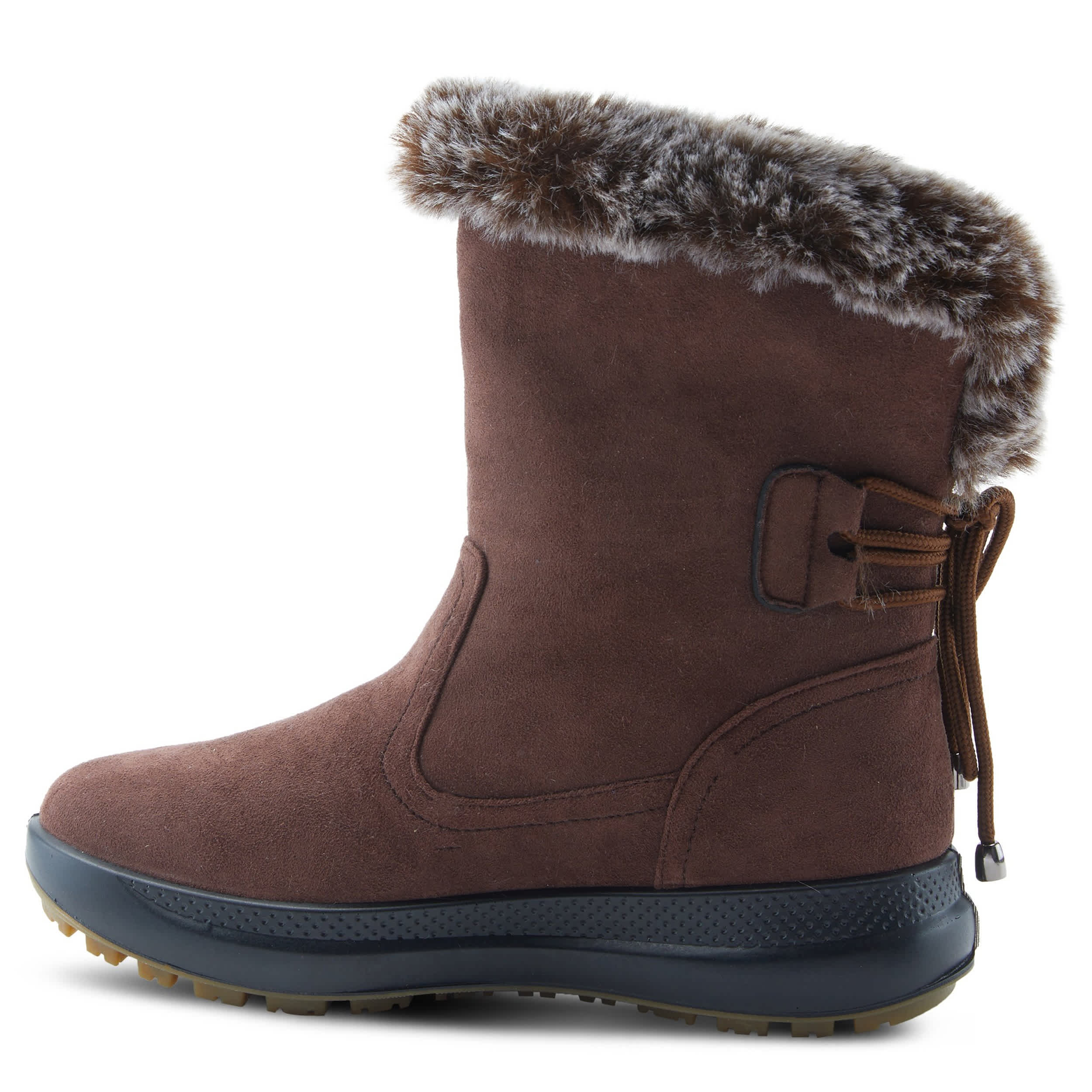 Flexus-WOMENS SNOWBIRD WEATHER BOOT-BROWN & 
