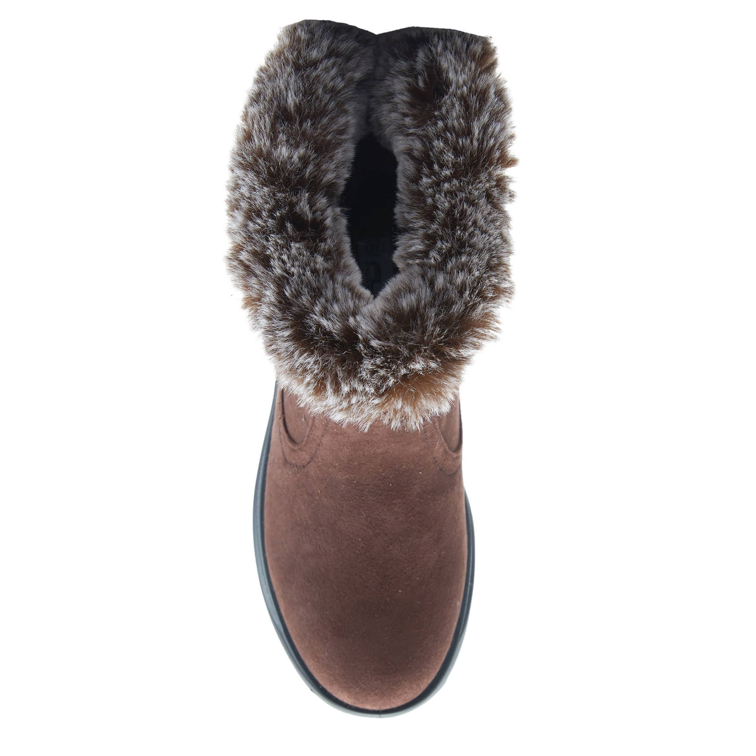 Flexus-WOMENS SNOWBIRD WEATHER BOOT-BROWN & 