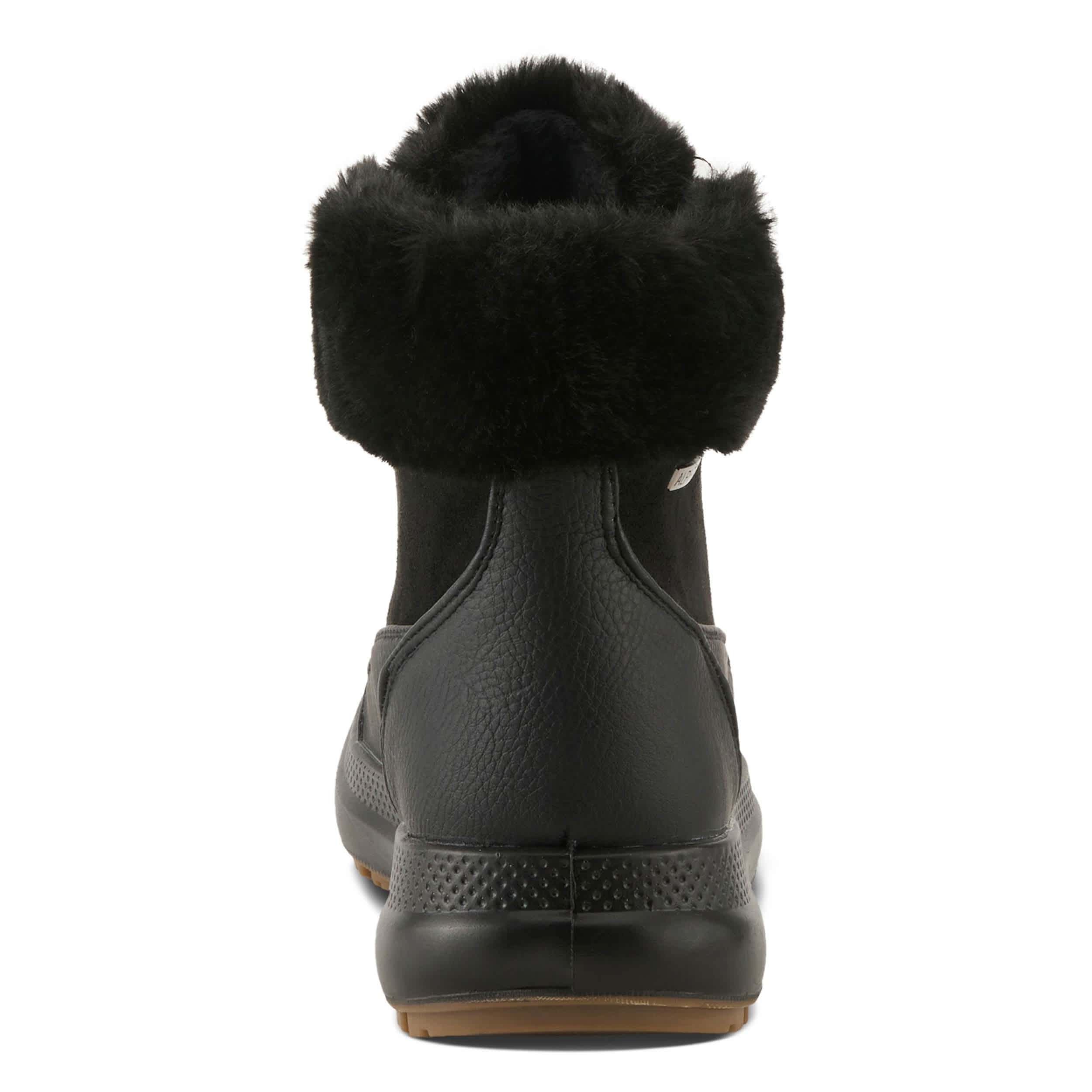 Flexus-WOMENS BURRELL LACE UP BOOT-BLACK & 