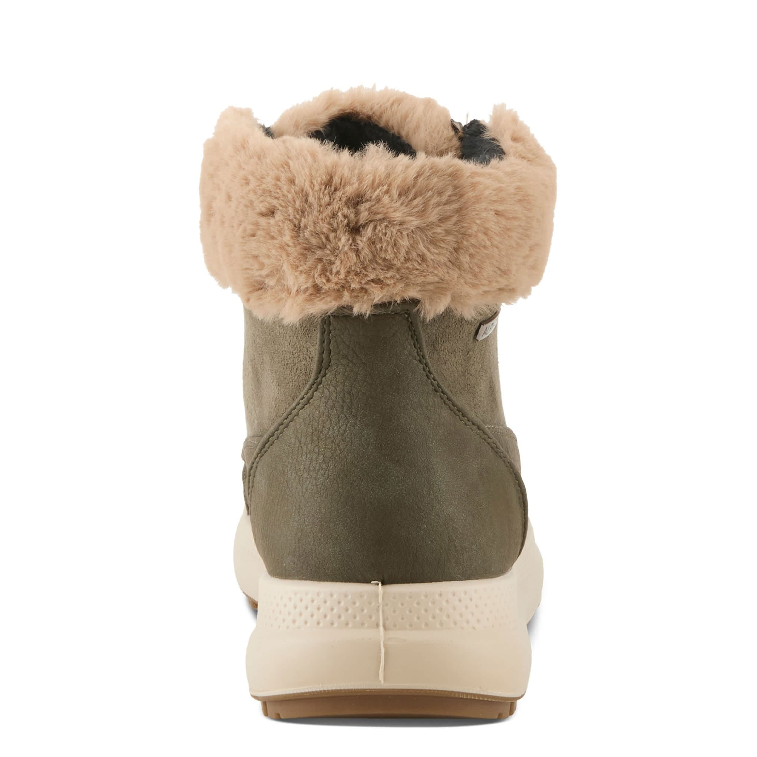 Flexus-WOMENS BURRELL LACE UP BOOT-OLIVE & 