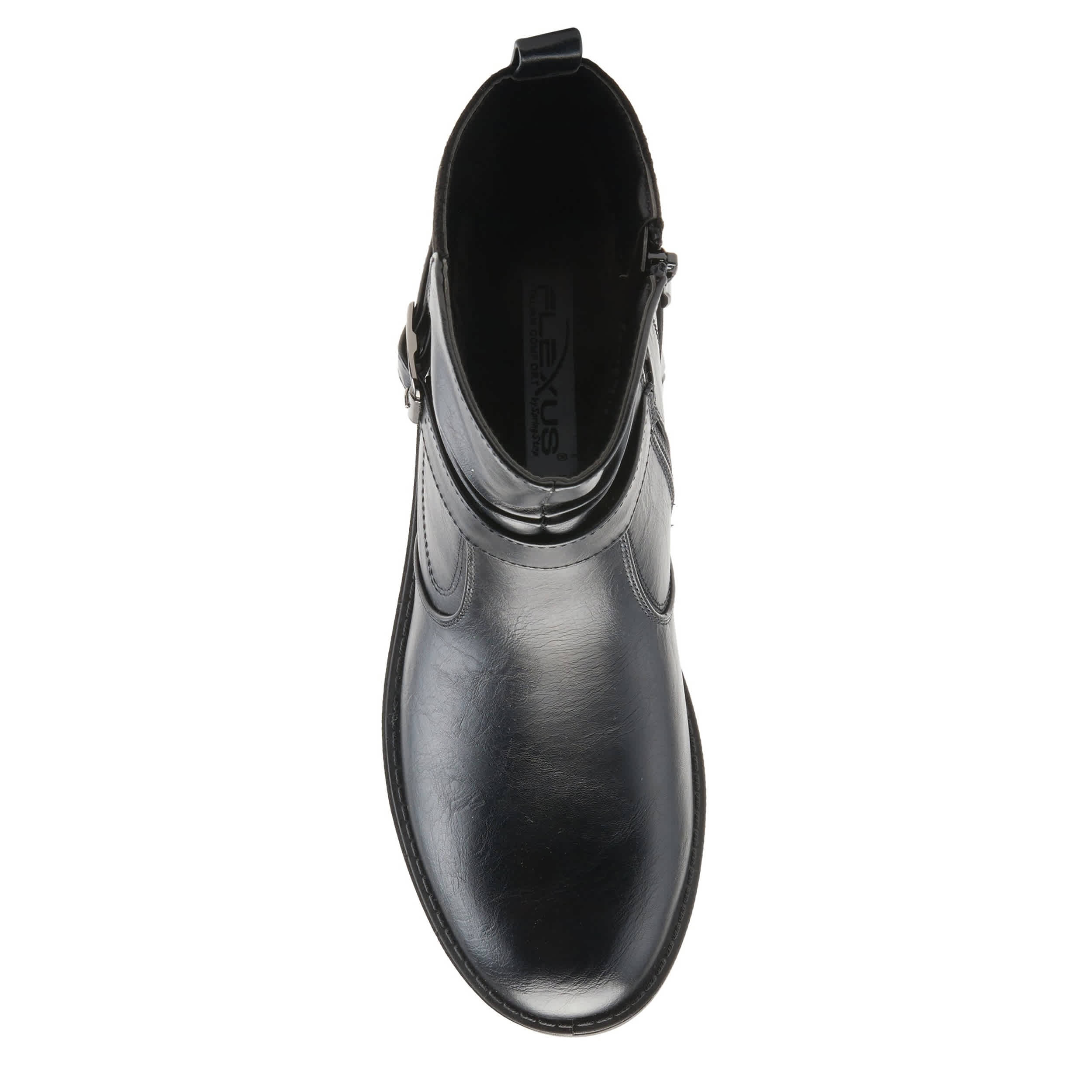 Flexus-WOMENS CAHR BOOTIE-BLACK & 