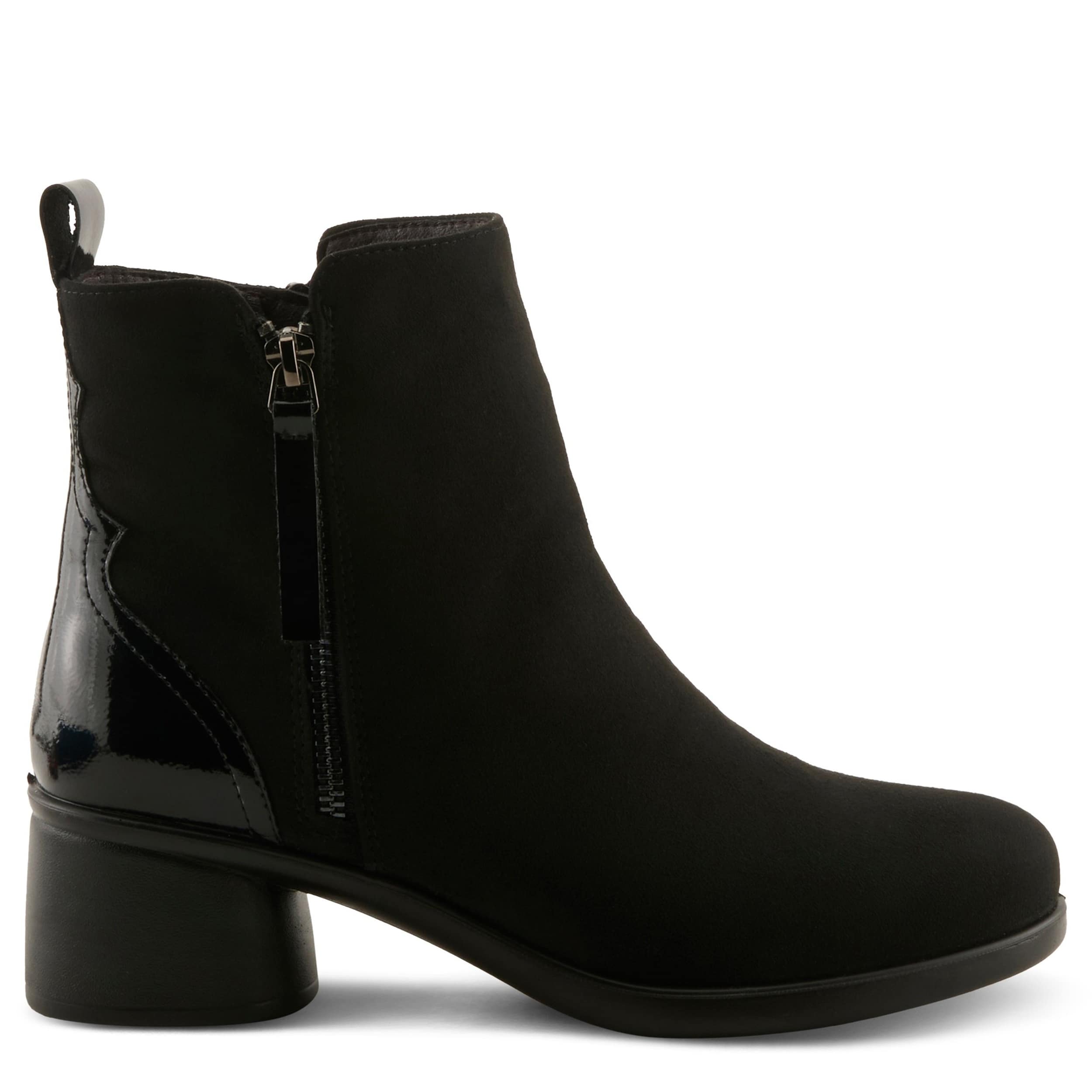 Flexus-WOMENS CARAWEY BOOT-BLACK & 