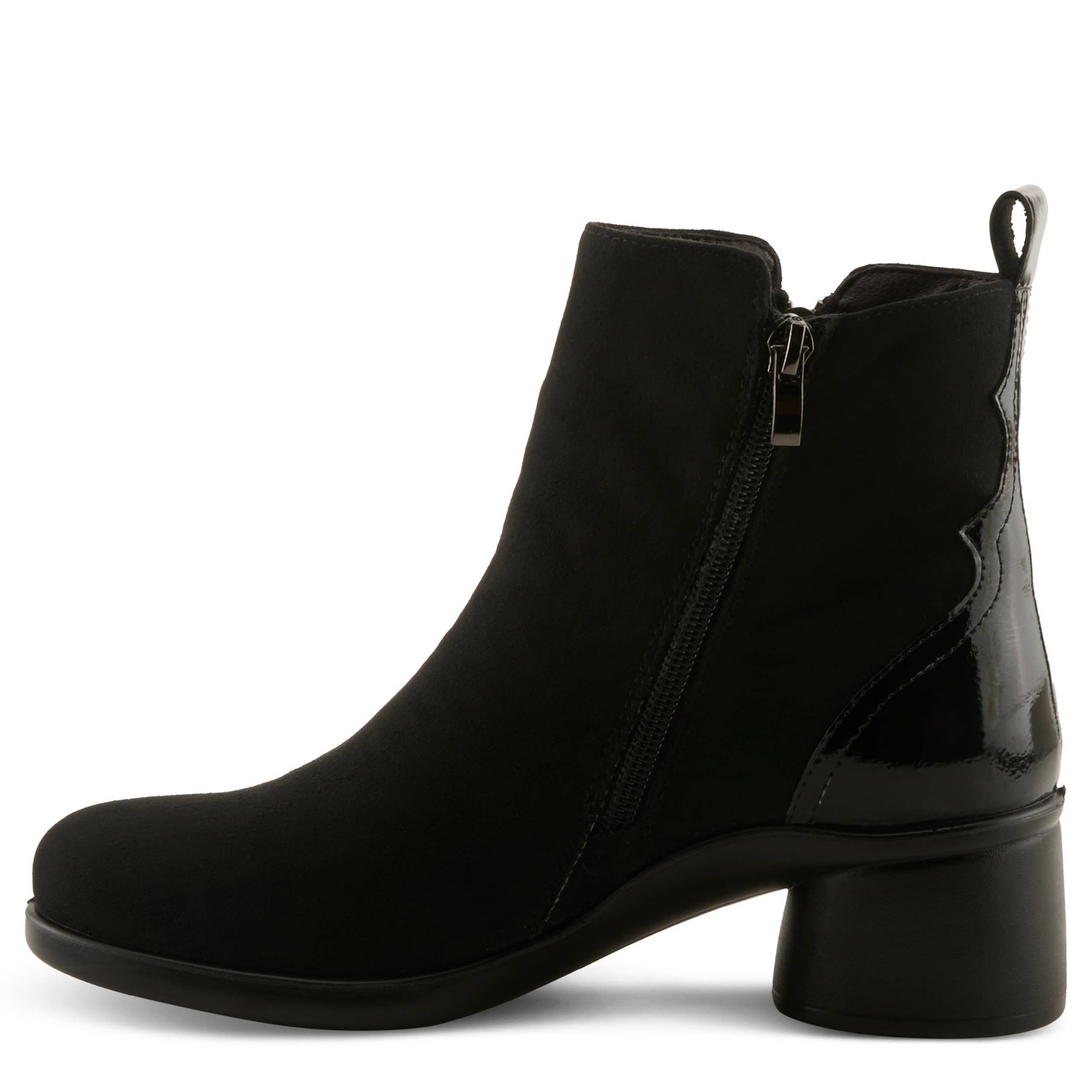 Flexus-WOMENS CARAWEY BOOT-BLACK & 