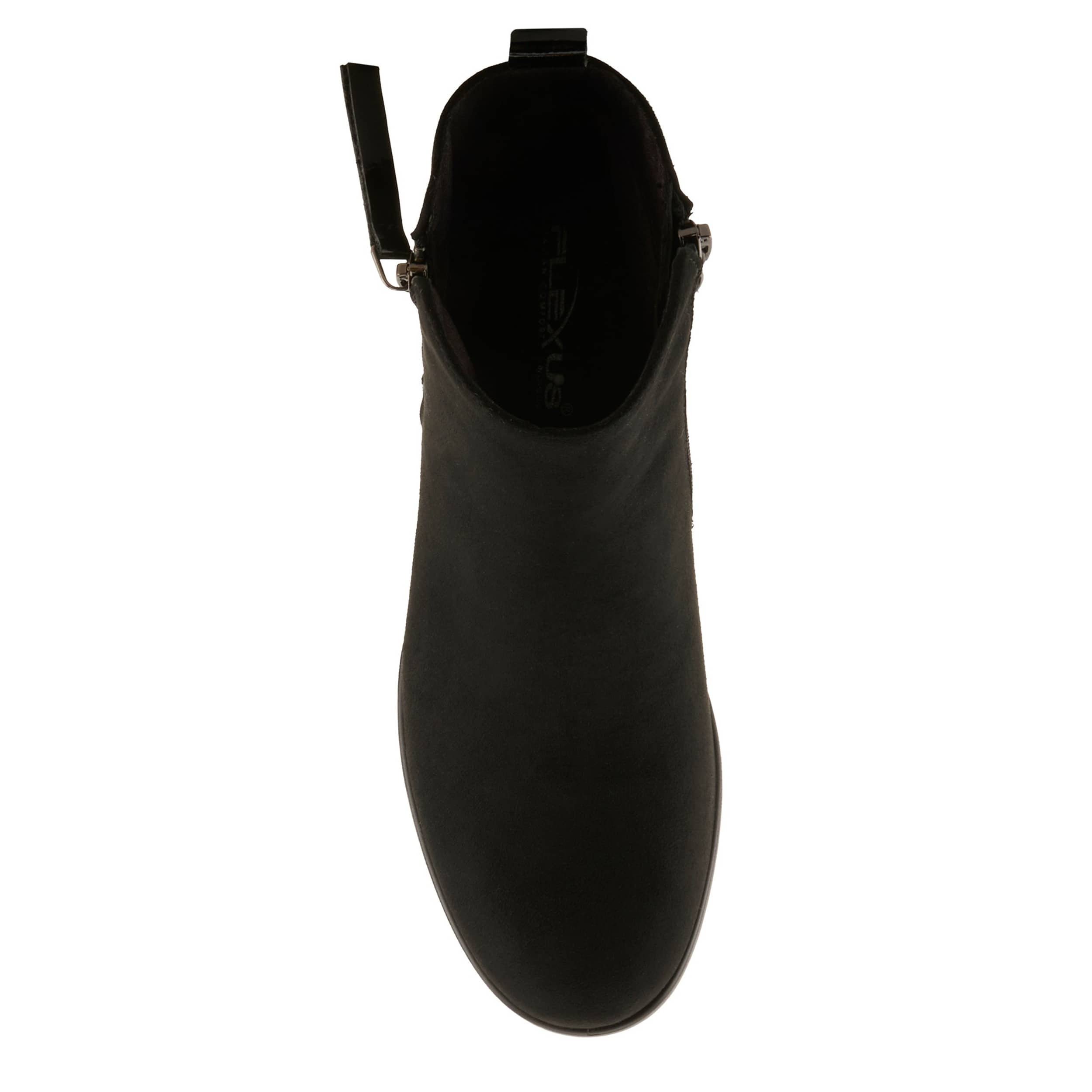 Flexus-WOMENS CARAWEY BOOT-BLACK & 